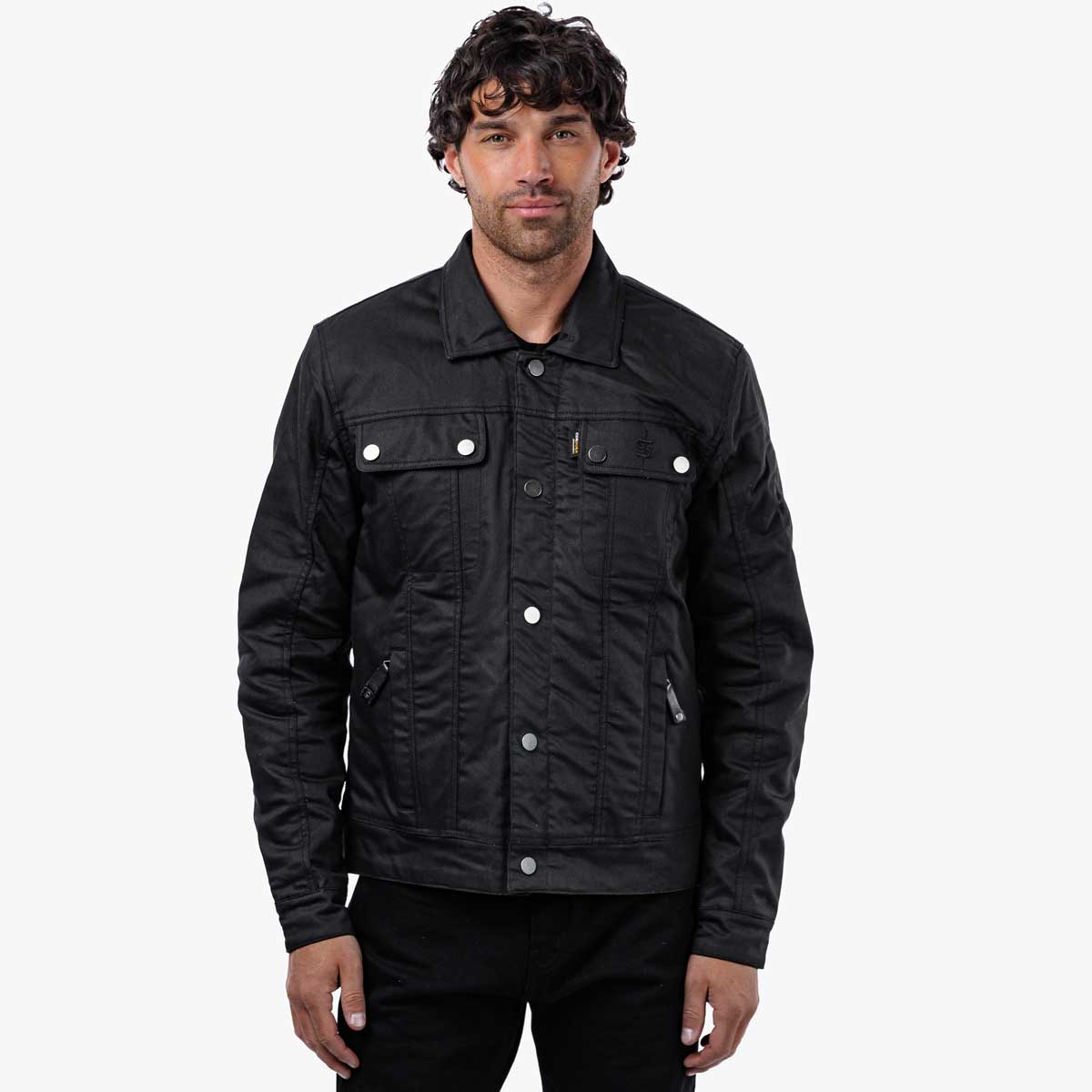 Spada Temper Trucker CE Jacket Black/Tan