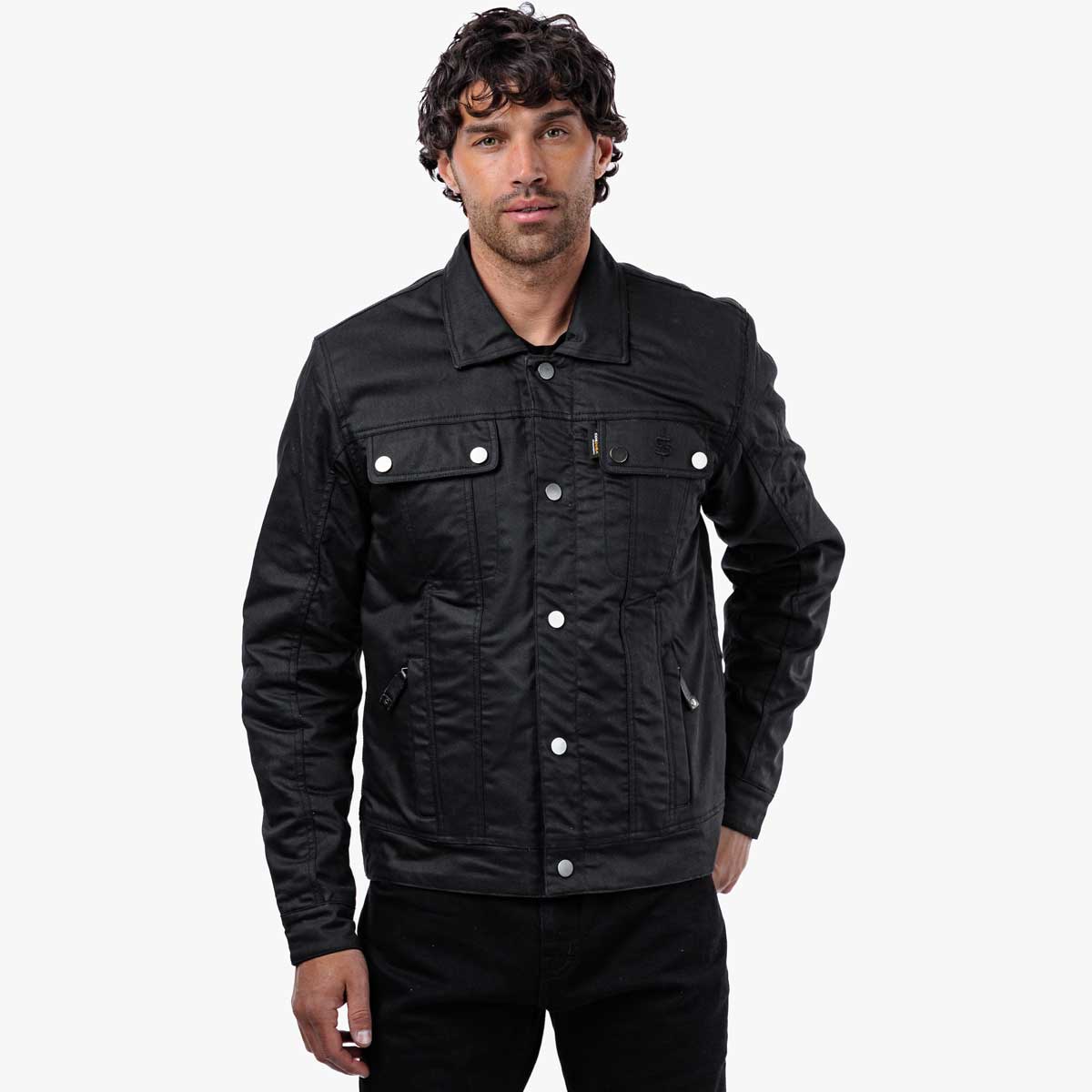 Spada Temper Trucker CE Jacket Black/Tan