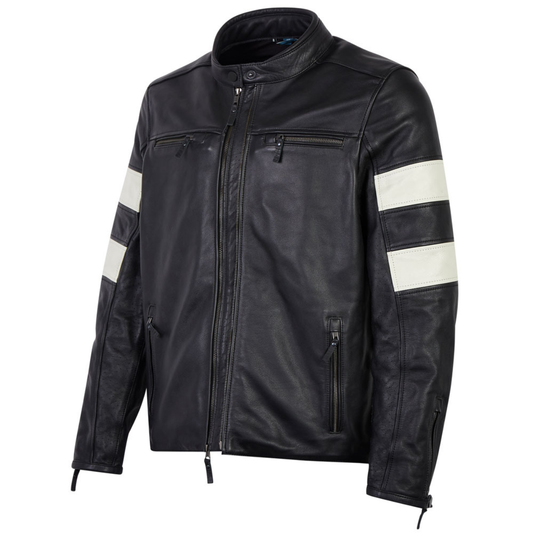 Spada Hanzo CE Leather Jacket Black/Ivory