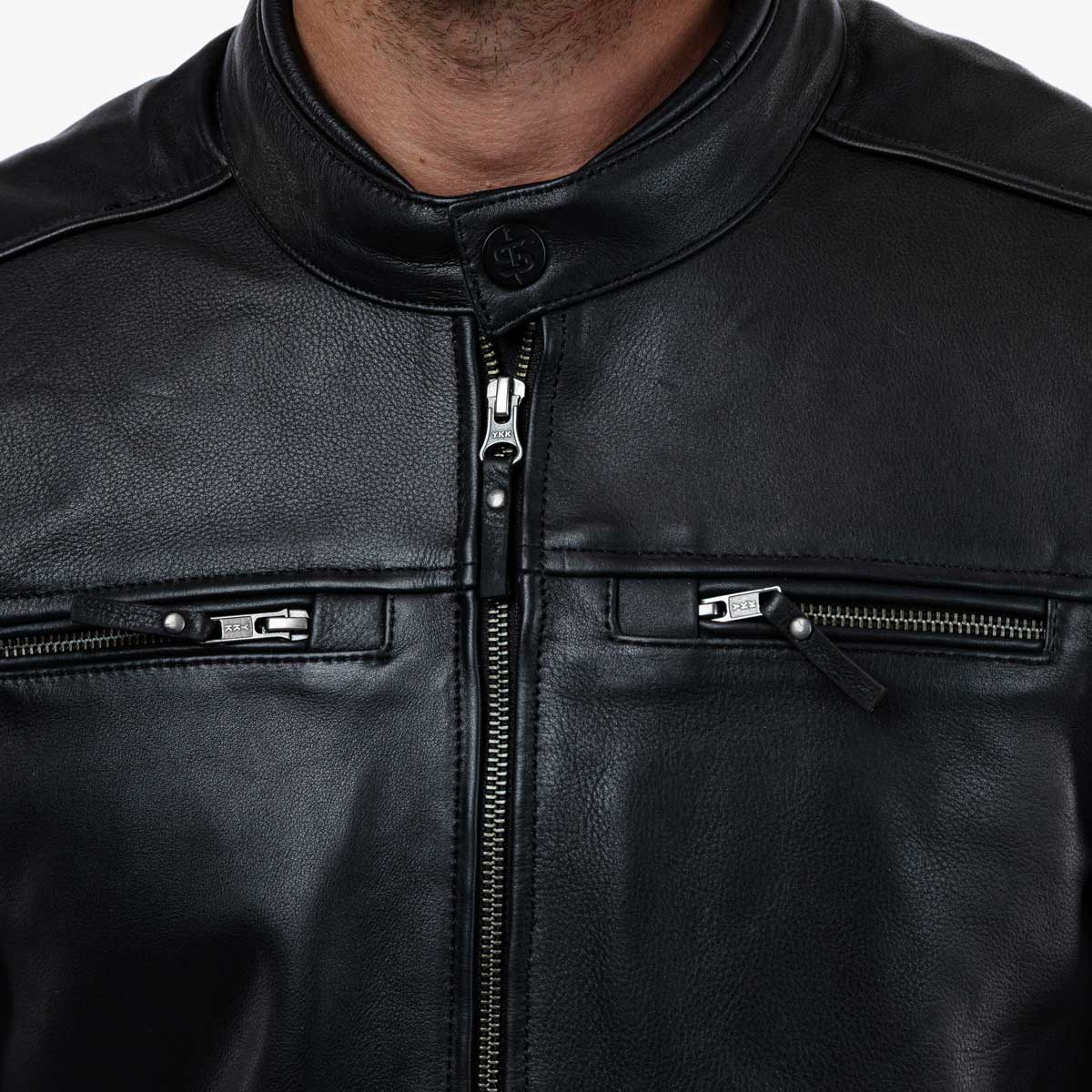 Spada Hanzo CE Leather Jacket Black/Ivory