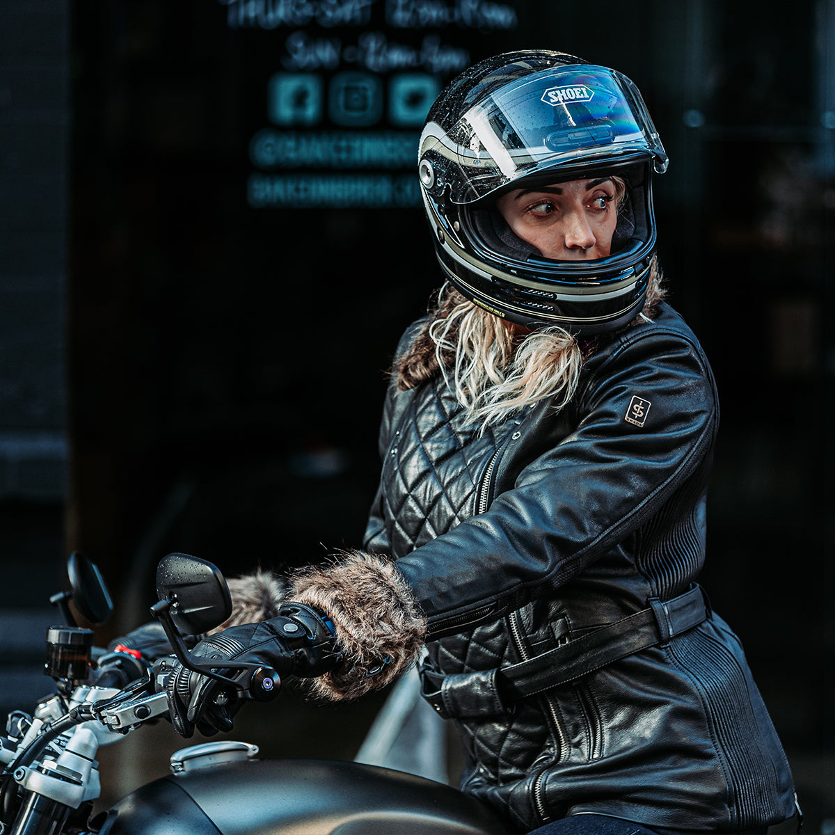 Spada Lancer Leather CE Ladies Jacket Black