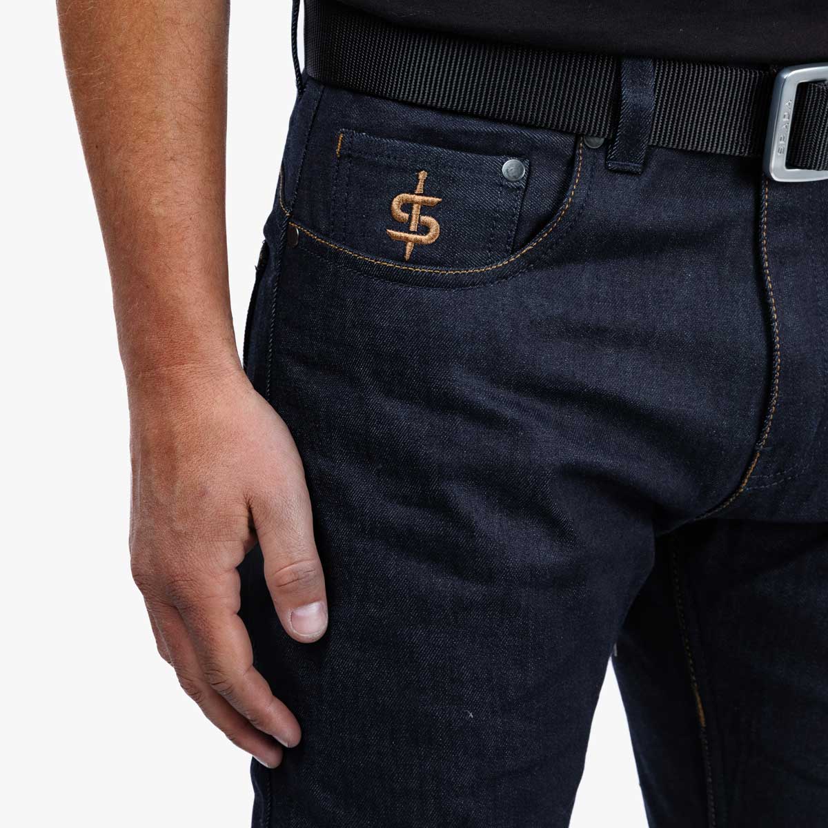 Spada Ronin CE Men's Jeans Short Leg Raw Indigo