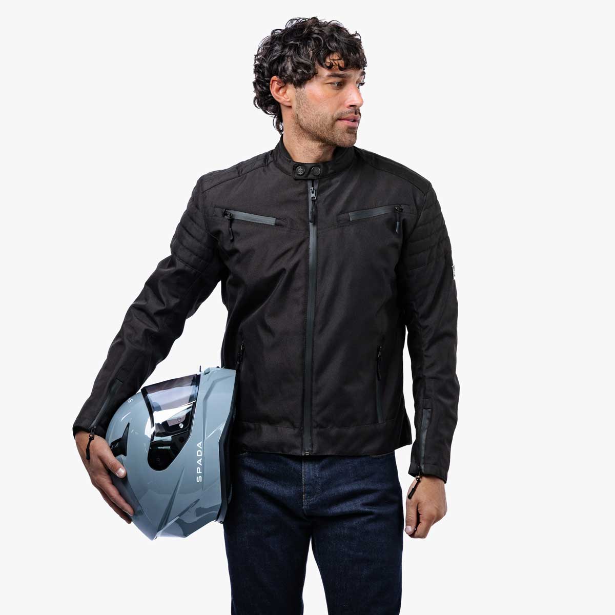 Spada Cafe Flux CE WP Jacket Black