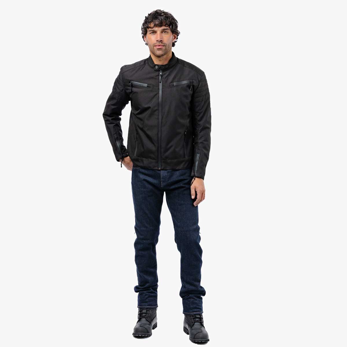 Spada Cafe Flux CE WP Jacket Black