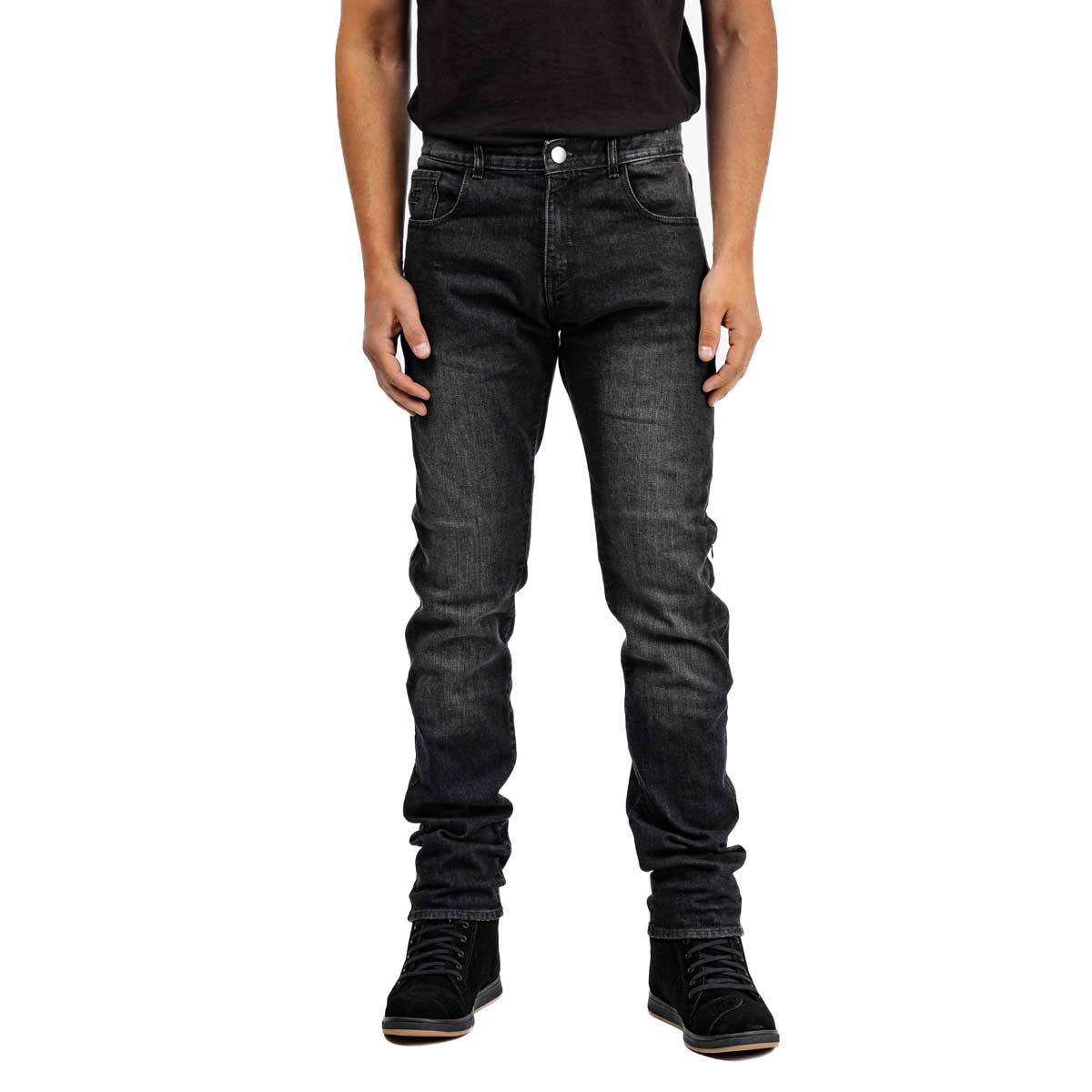 Spada Drifter CE Mens Jeans Washed Black