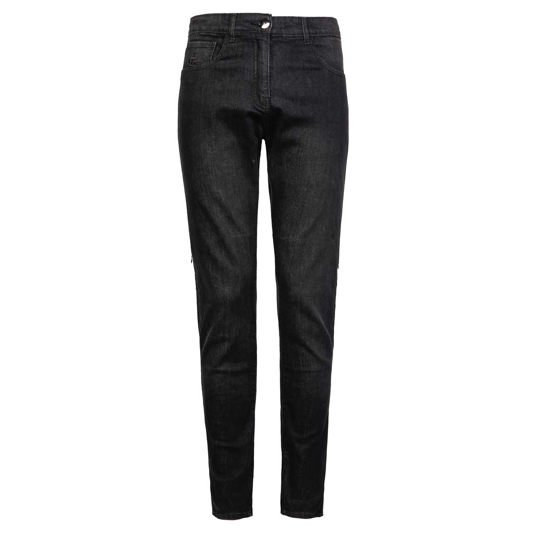 Spada Drifter CE Ladies Jeans Washed Black