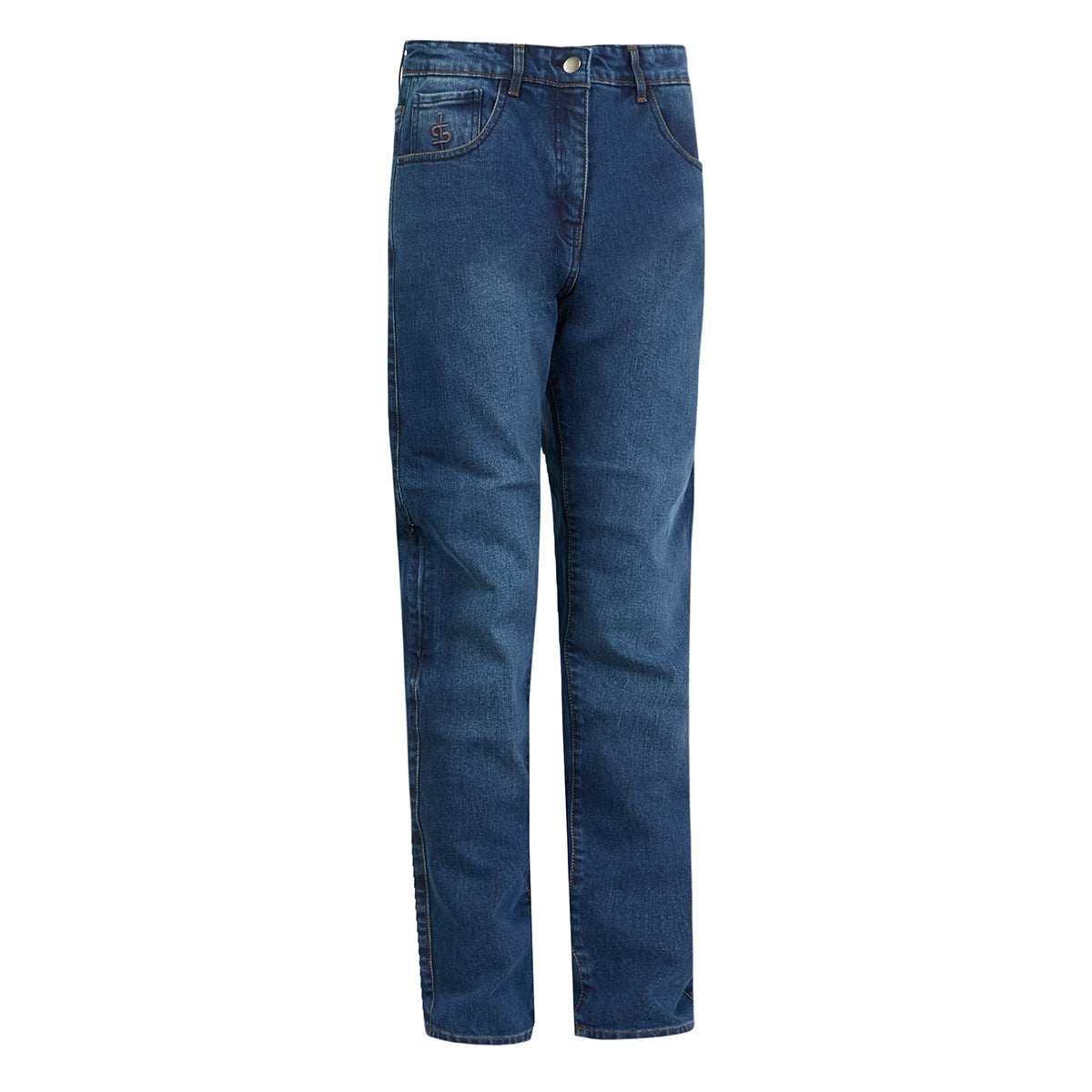Spada Drifter CE Ladies Jeans Short Leg Washed Blue