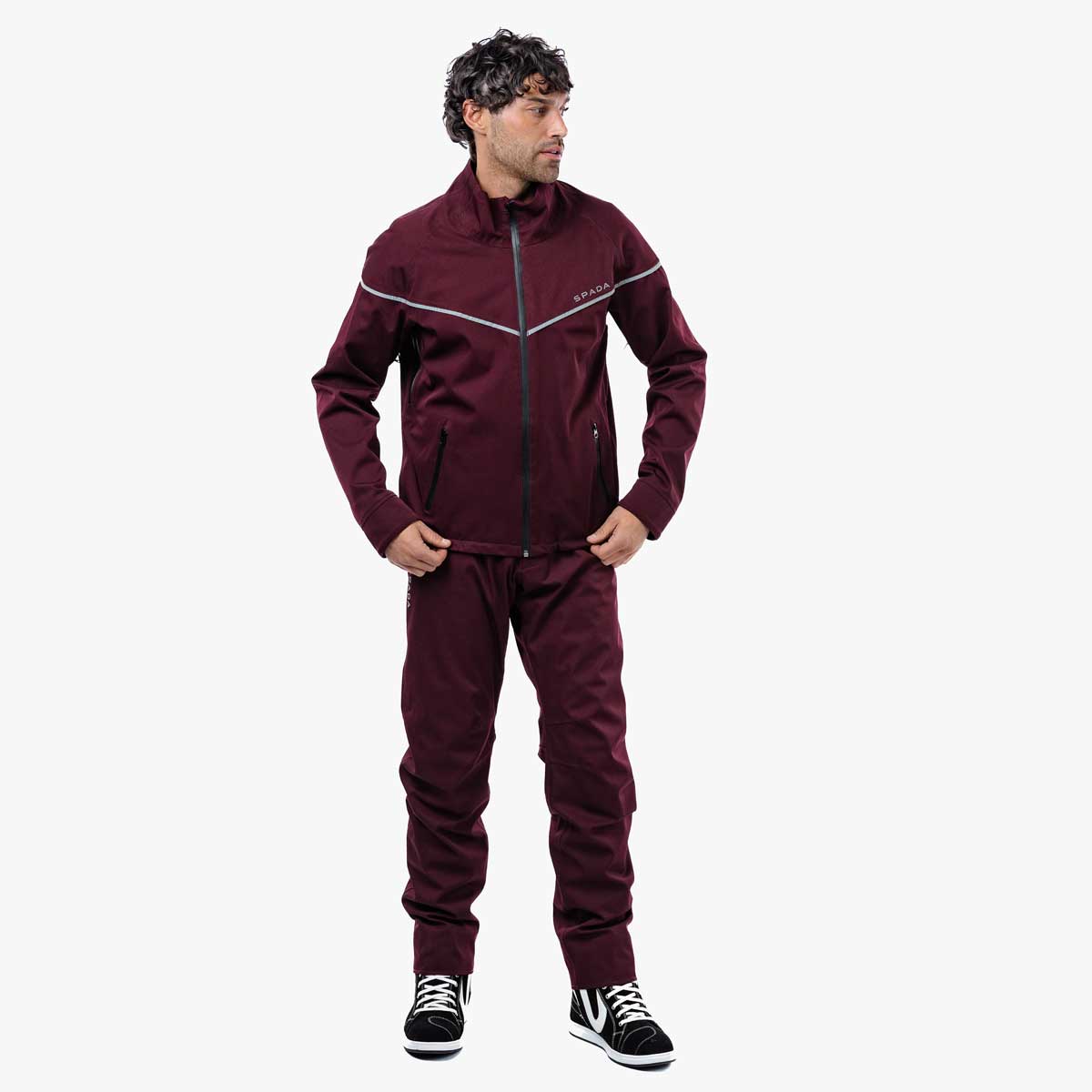 Spada Dash CE Mens Jacket Port Red