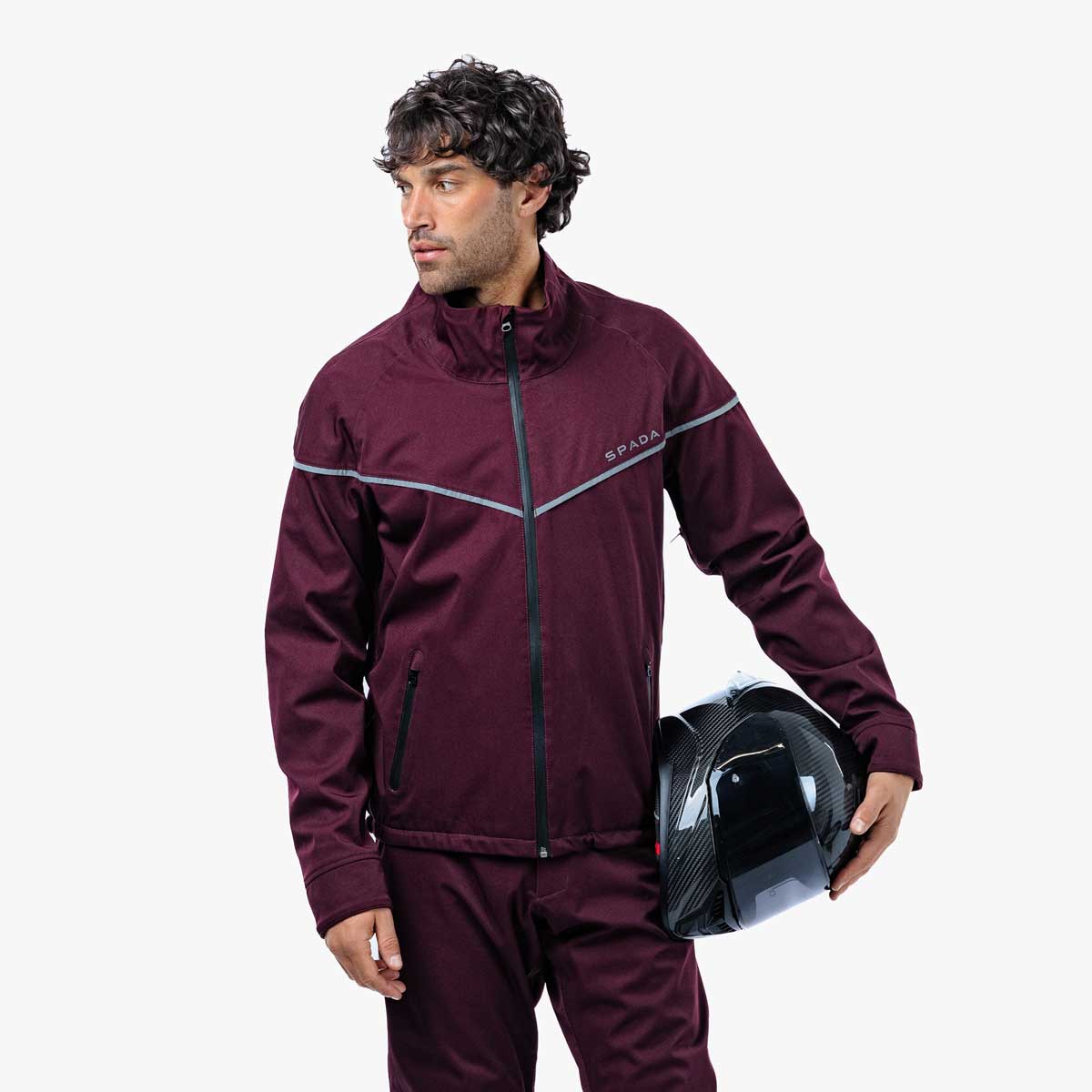 Spada Dash CE Mens Jacket Port Red