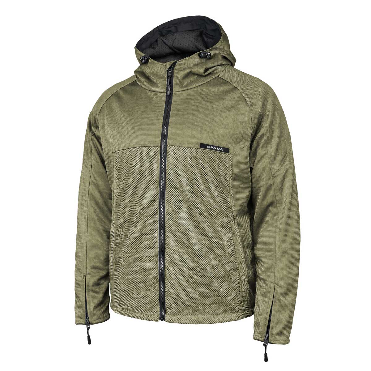 Spada Hooded Air CE Jacket Olive Green