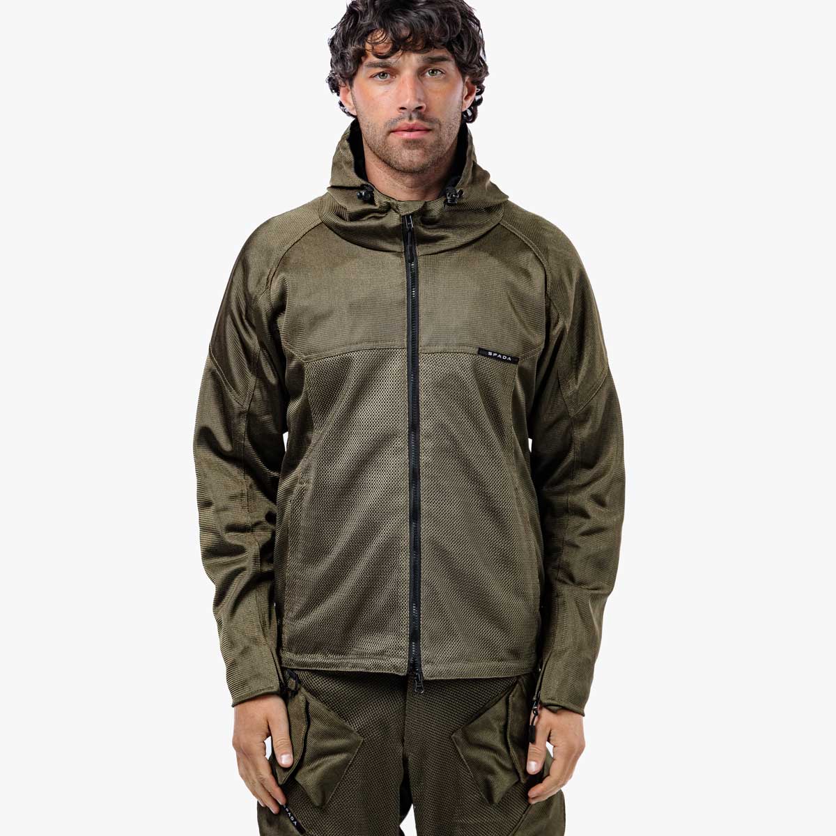 Spada Hooded Air CE Jacket Olive Green