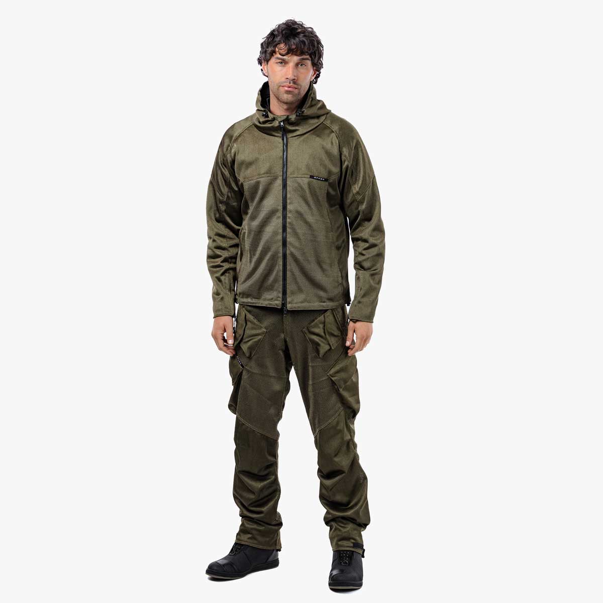Spada Hooded Air CE Jacket Olive Green