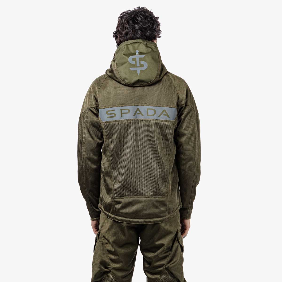 Spada Hooded Air CE Jacket Olive Green