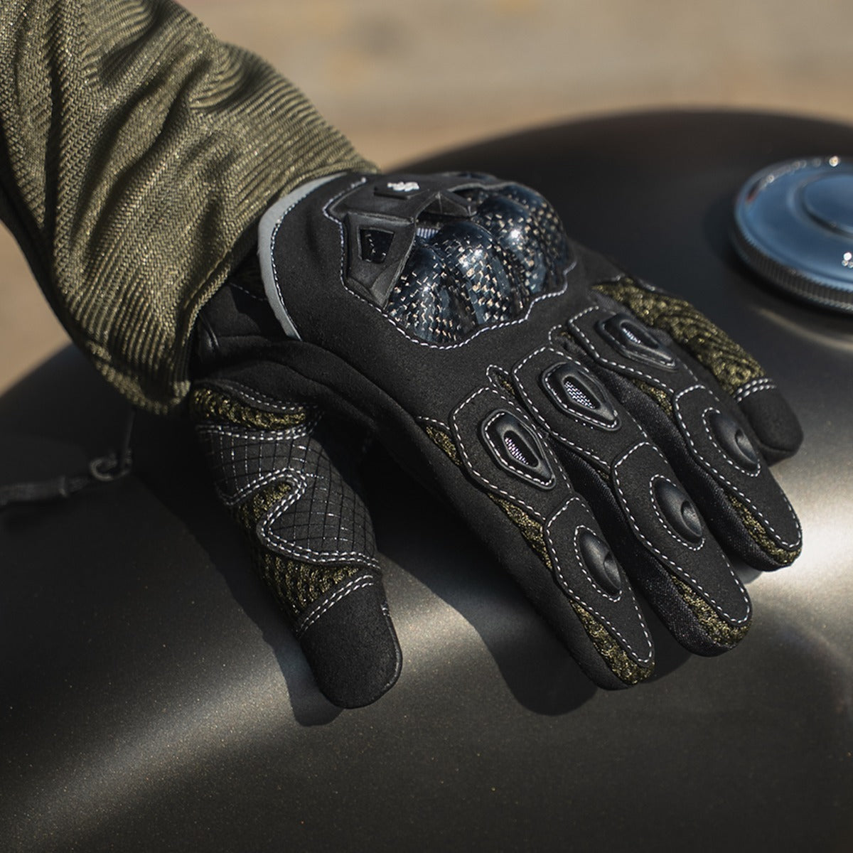 Spada MX-Air Rev.2 CE Gloves Olive Green