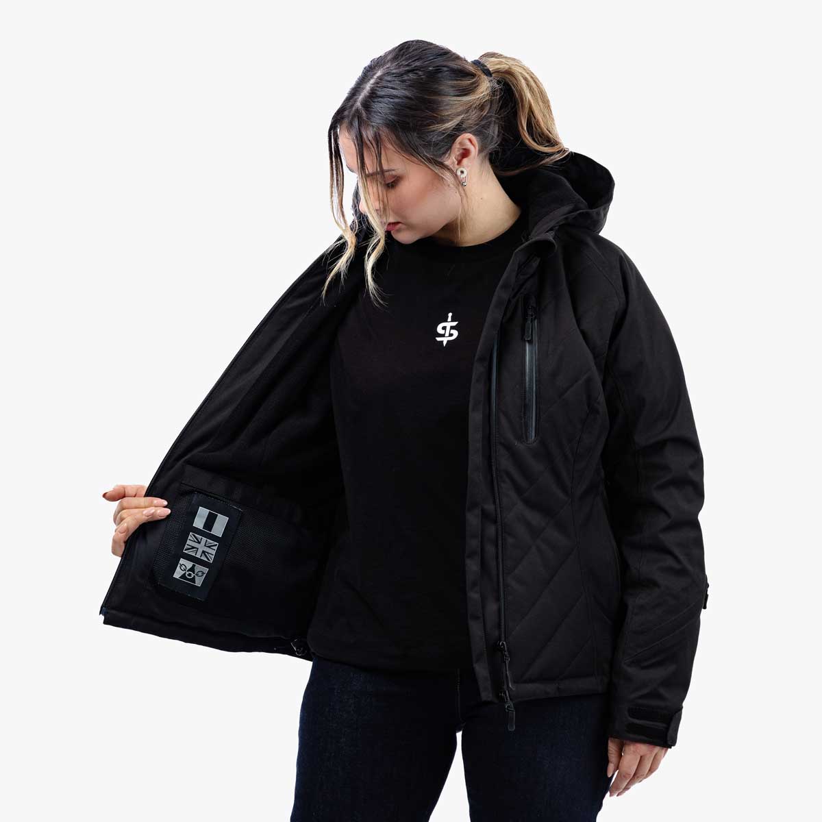 Spada Bella CE WP Quilted Jacket Black