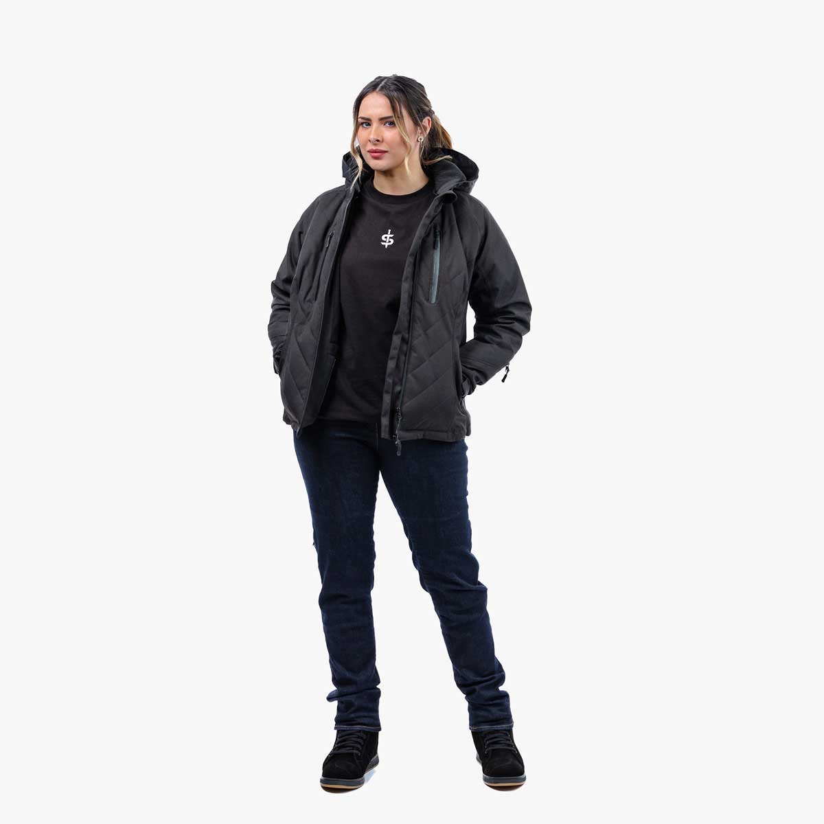 Spada Bella CE WP Quilted Jacket Black