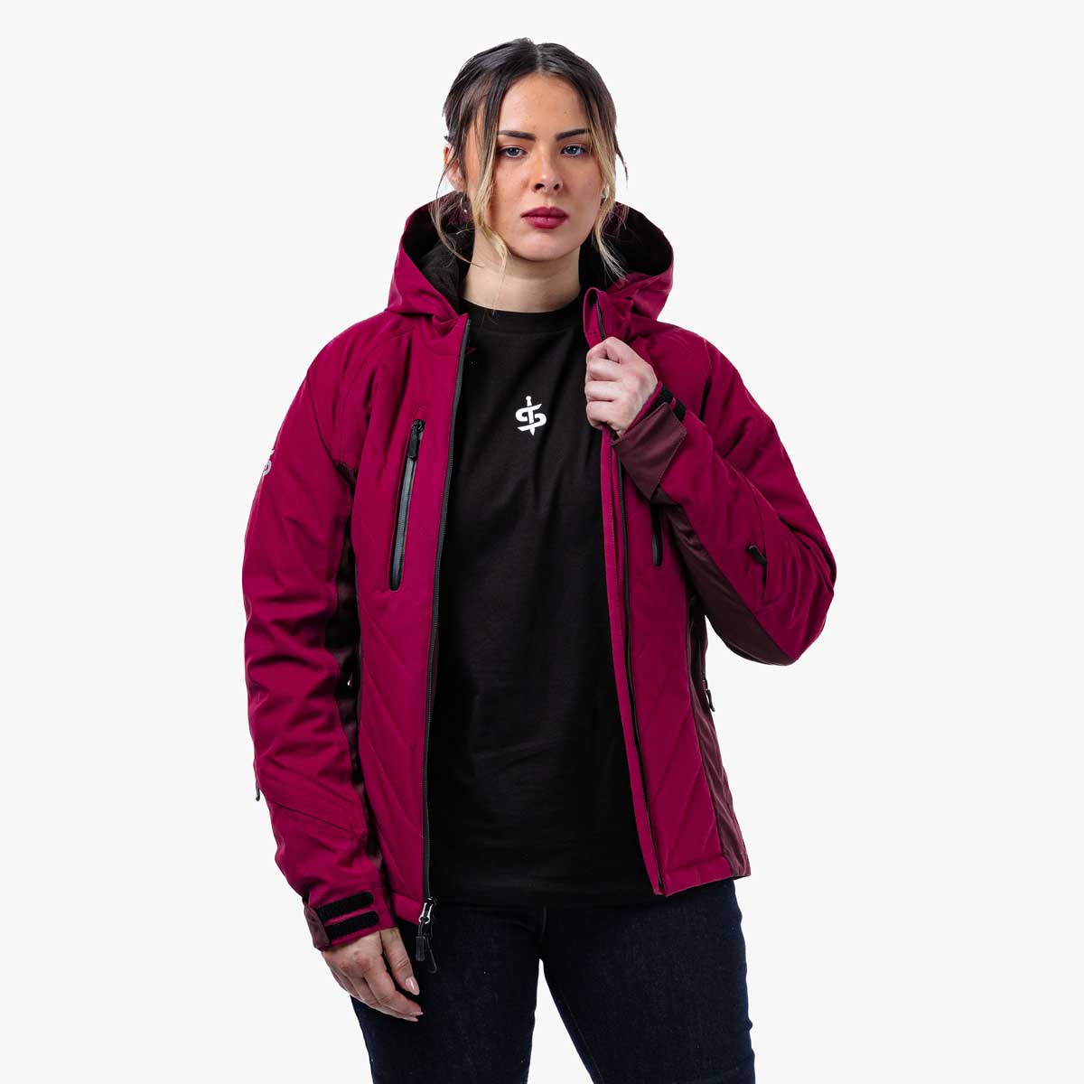Spada Bella CE WP Quilted Jacket Port Red