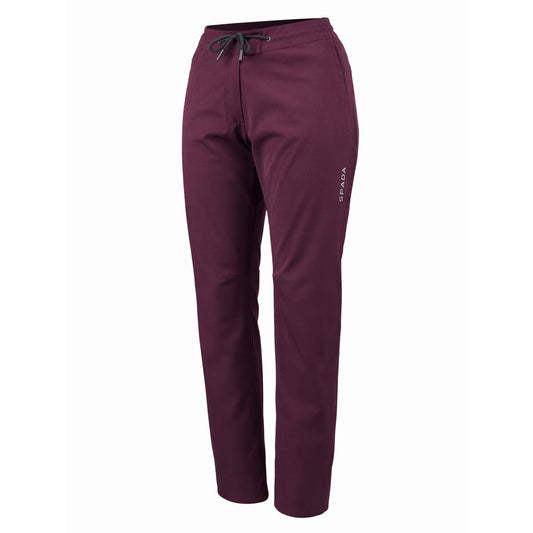 Spada Dash CE Ladies Trousers Short Leg Port Red