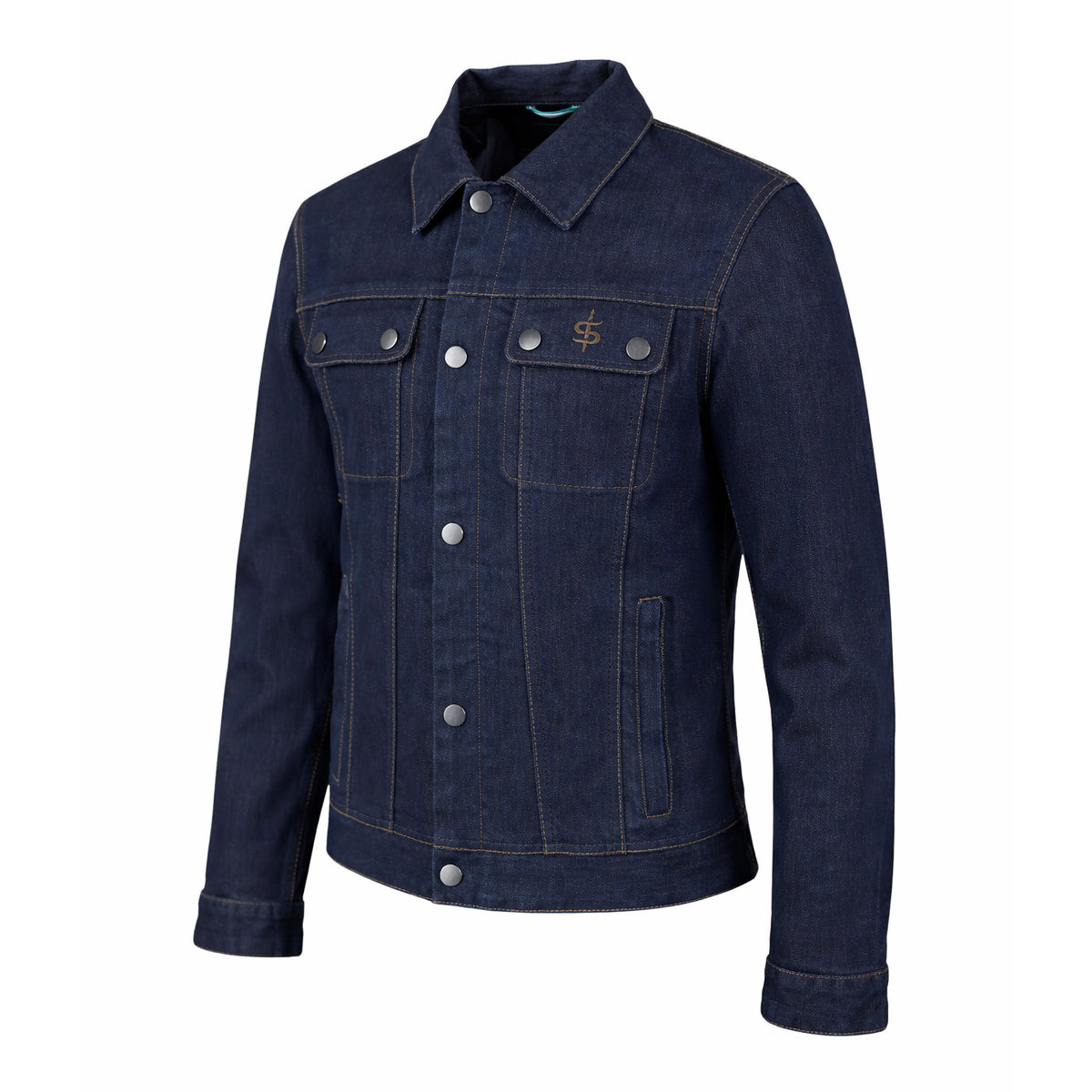 Spada Tura Trucker CE Mens Jacket Rinse Indigo