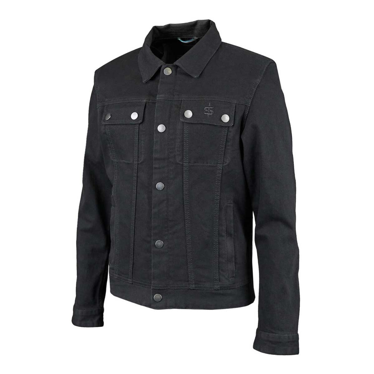 Spada Tura Trucker CE Mens Jacket Solid Black