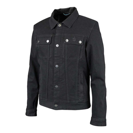 Spada Tura Trucker CE Mens Jacket Solid Black