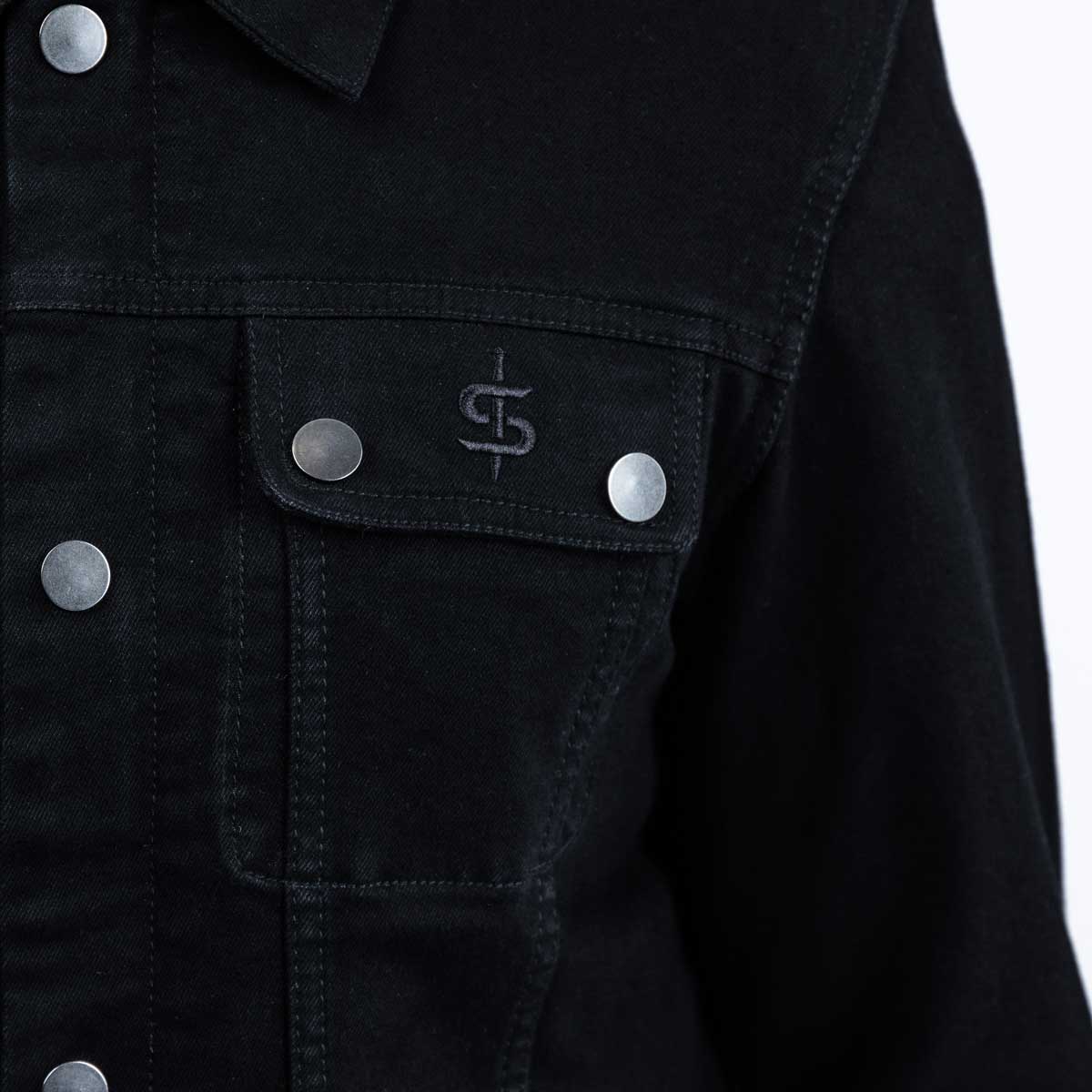 Spada Tura Trucker CE Mens Jacket Solid Black