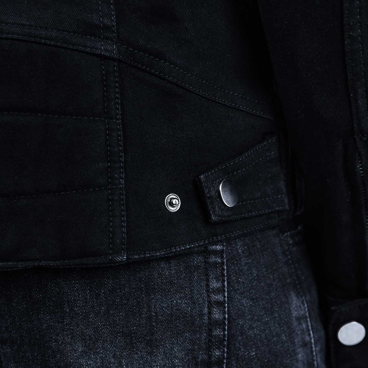 Spada Tura Trucker CE Mens Jacket Solid Black