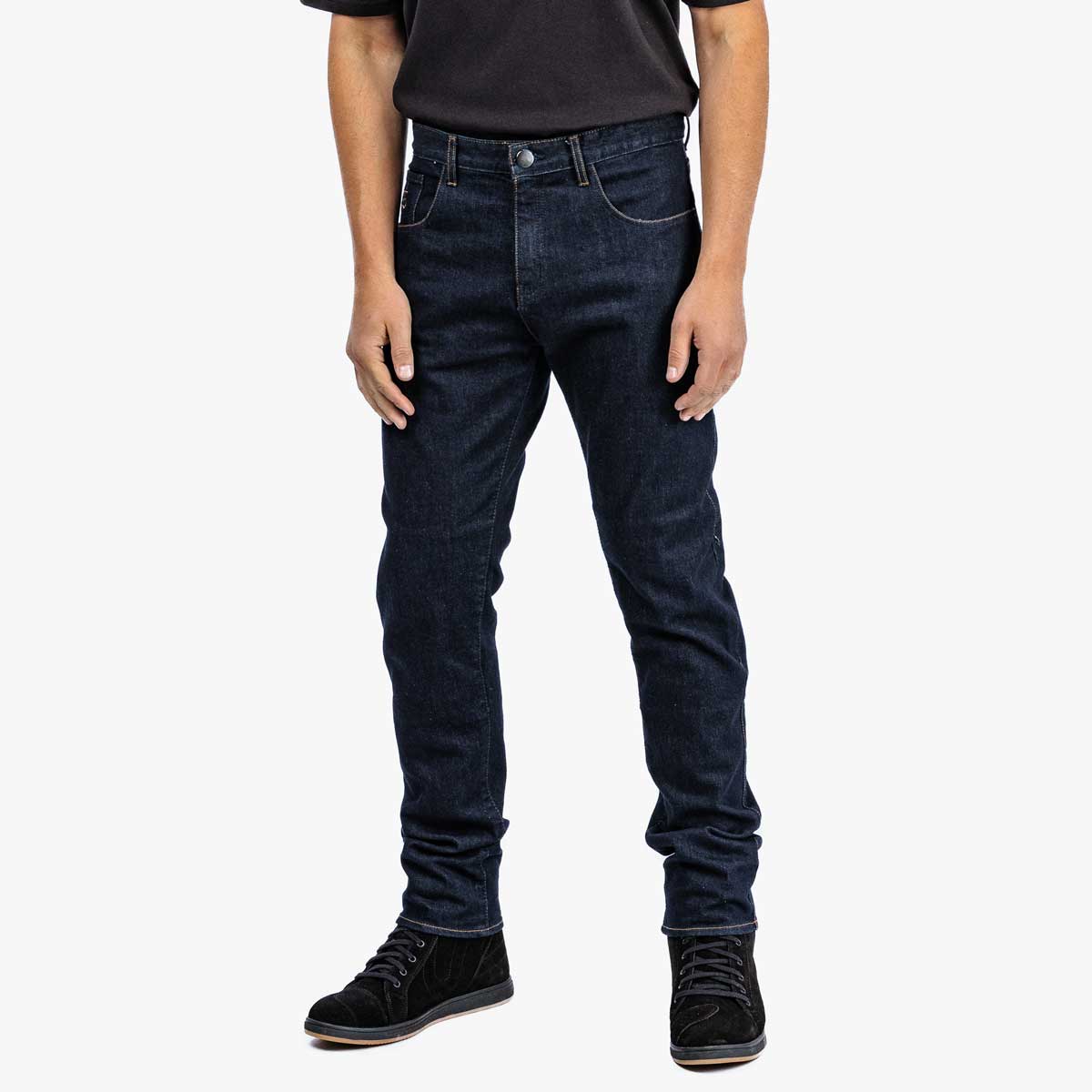 Spada Drifter CE Mens Jeans Short Leg Rinse Indigo