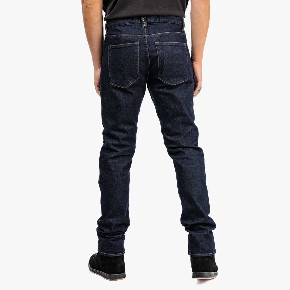 Spada Drifter CE Mens Jeans Short Leg Rinse Indigo