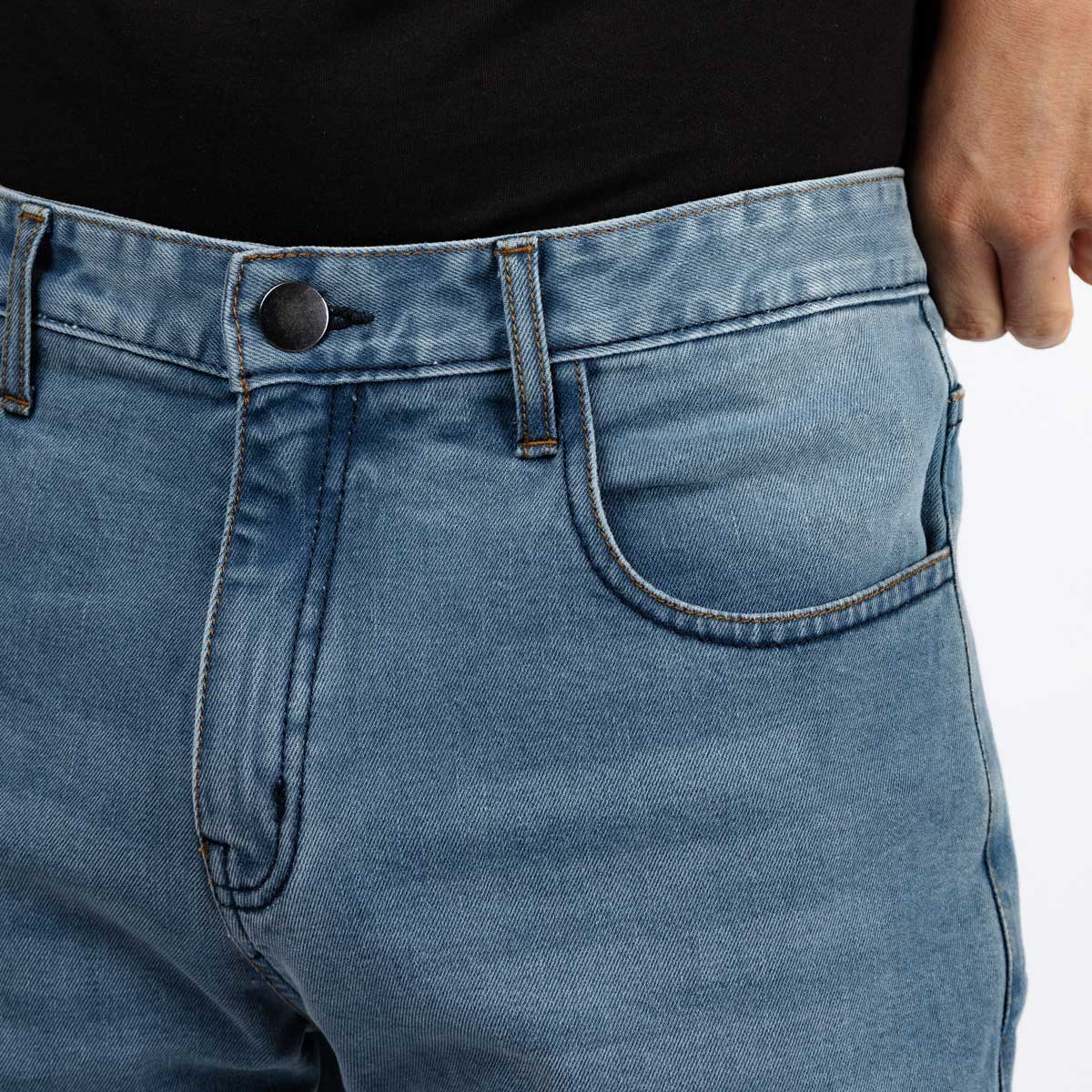 Spada Drifter CE Mens Jeans Short Leg Beach Blue