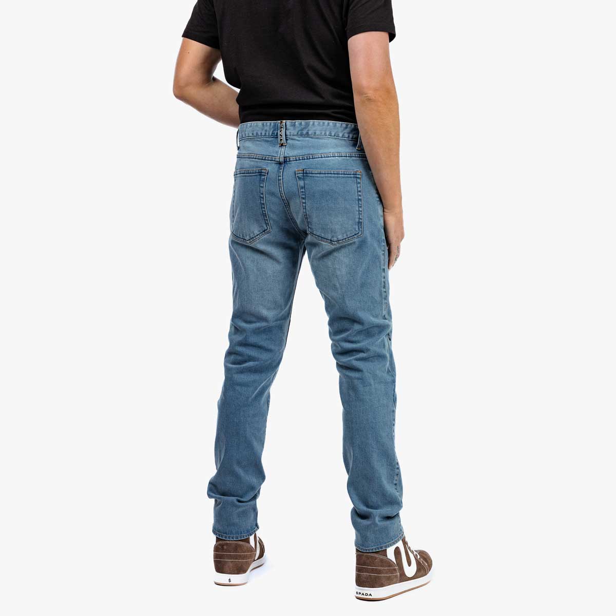 Spada Drifter CE Mens Jeans Short Leg Beach Blue