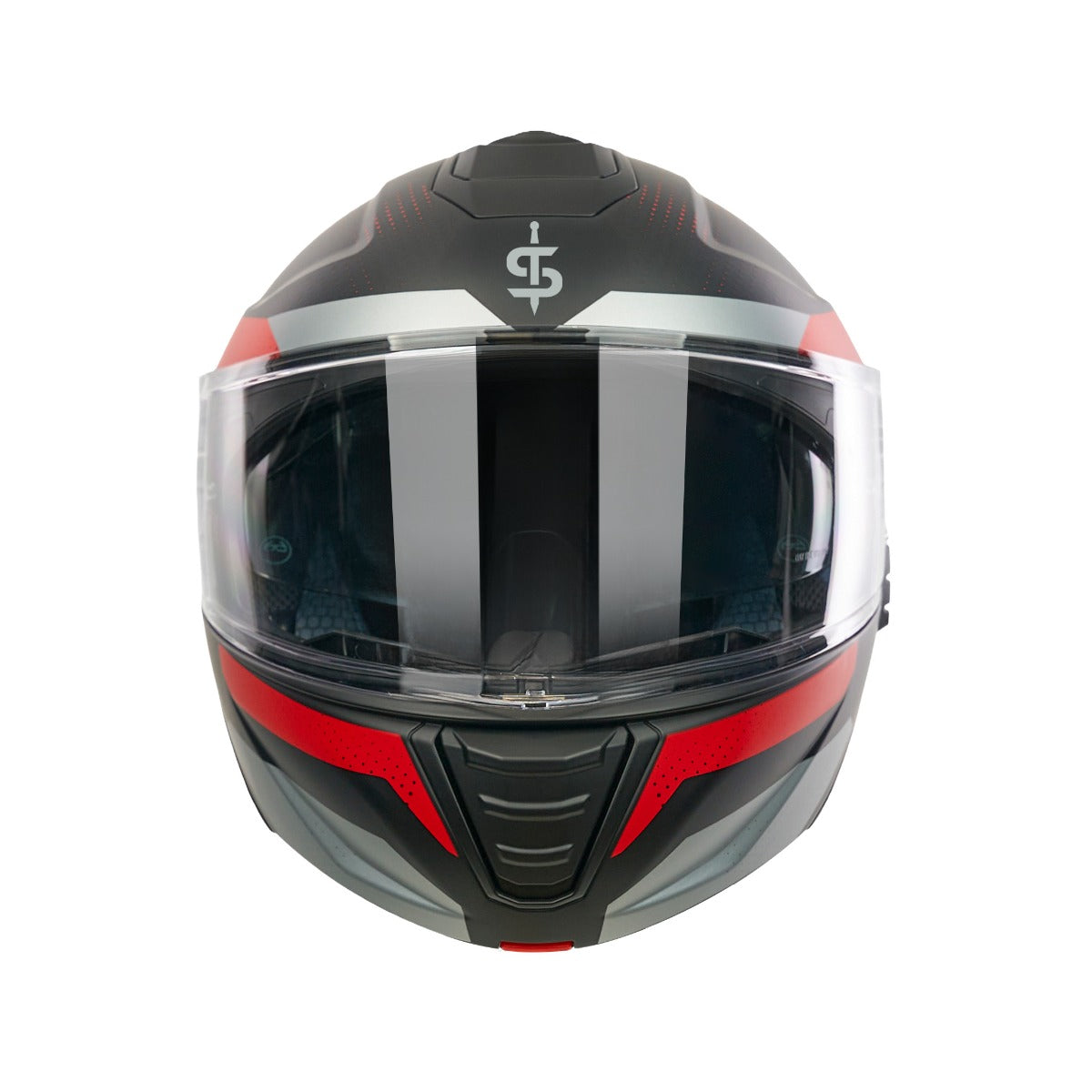Spada Orion 2 Geo Camo Matt Red Helmet