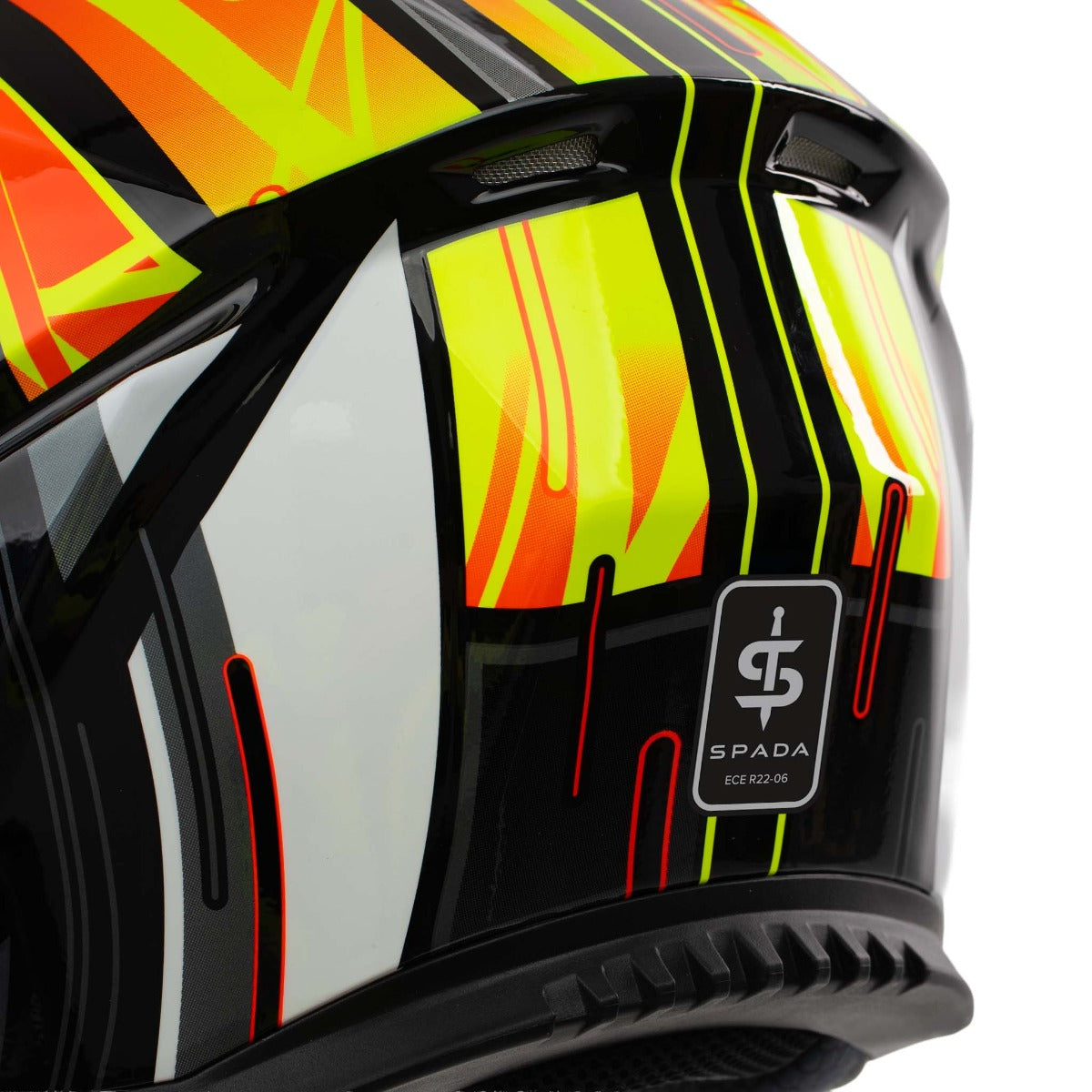 Spada Raiden 3 Cyclone Yellow Helmet