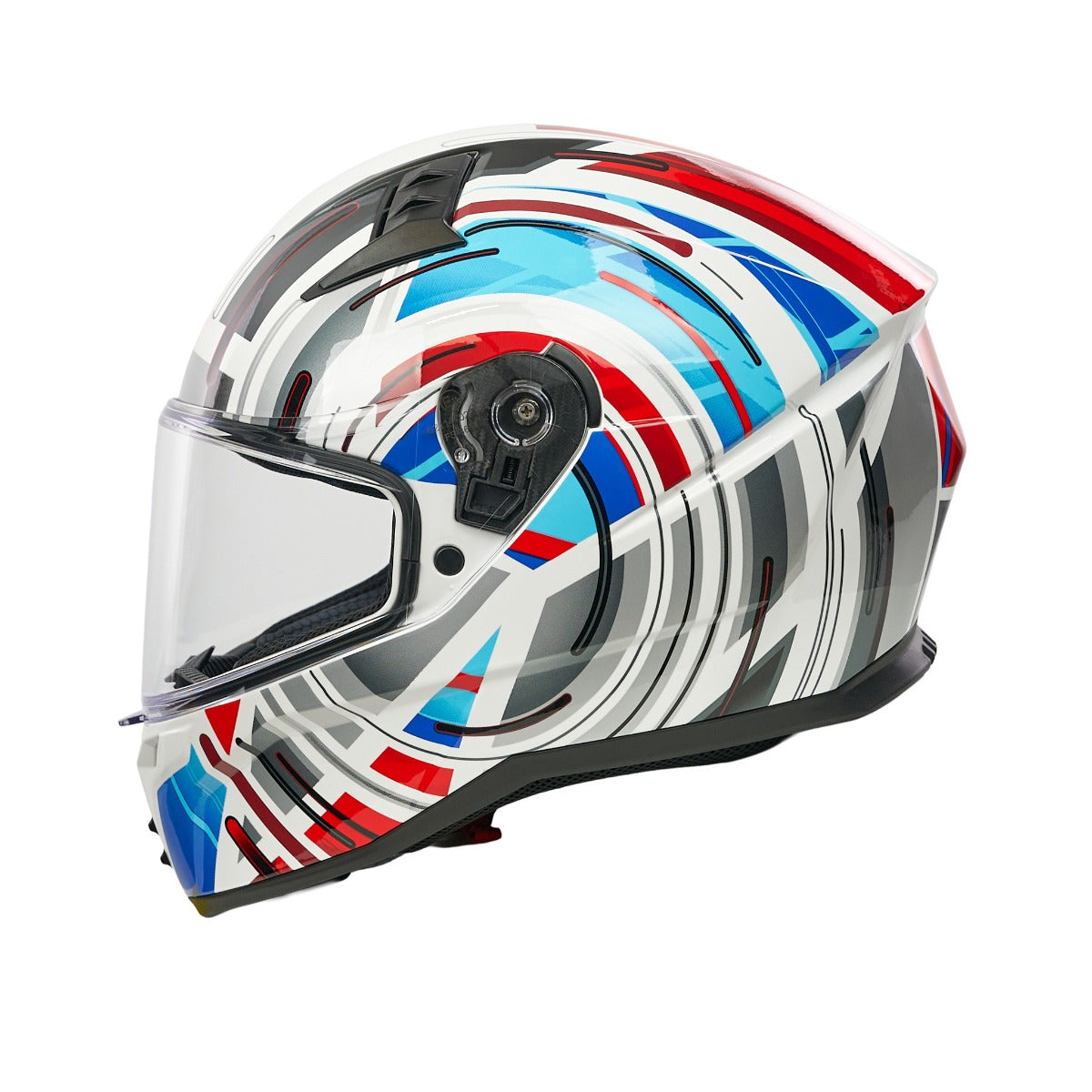 Spada Raiden 3 Cyclone White/Red/Blue Helmet