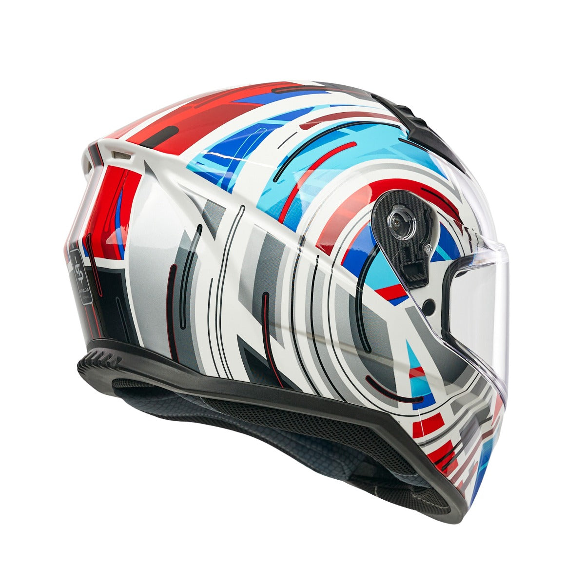 Spada Raiden 3 Cyclone White/Red/Blue Helmet