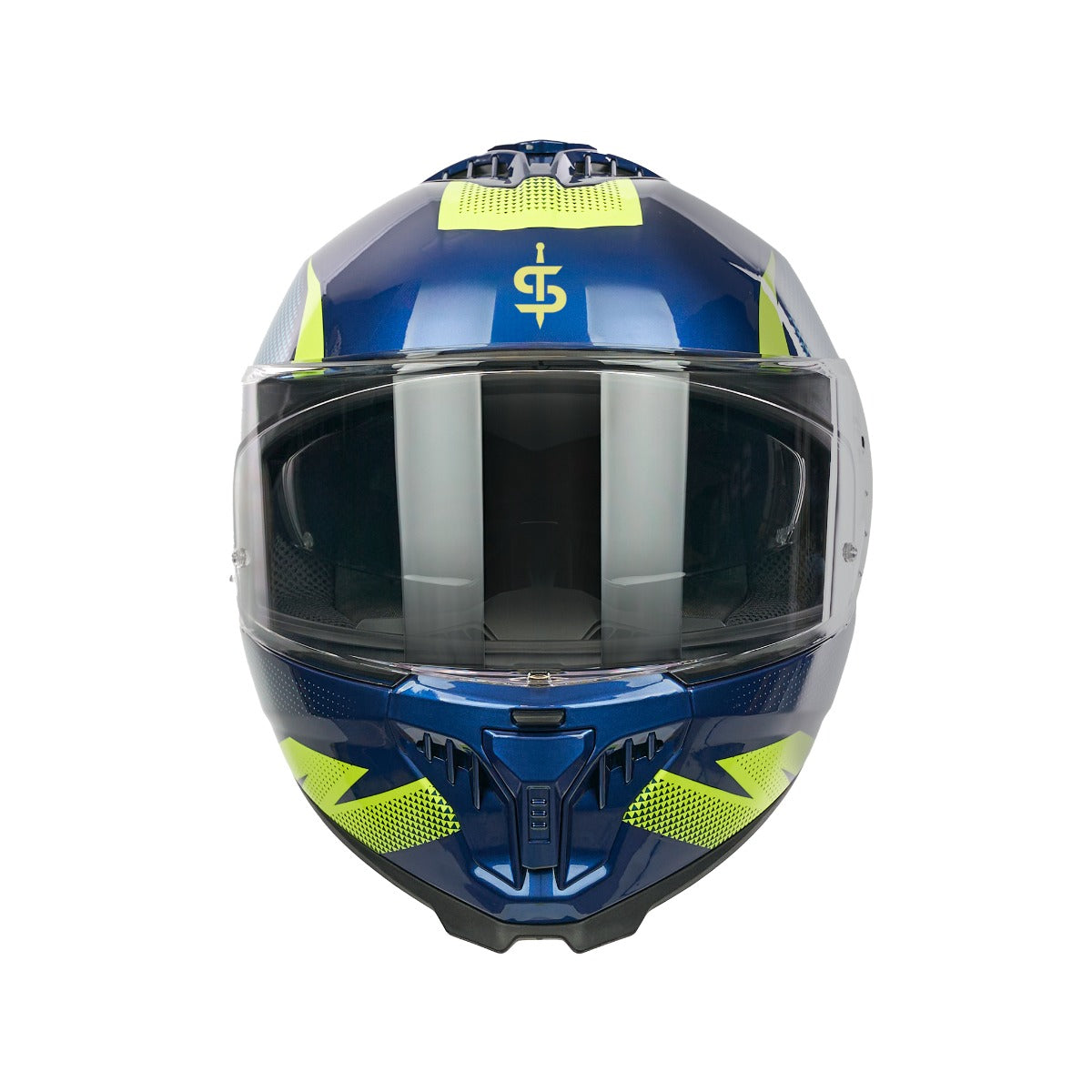 Spada SP18 Vertex Blue/Yellow Helmet