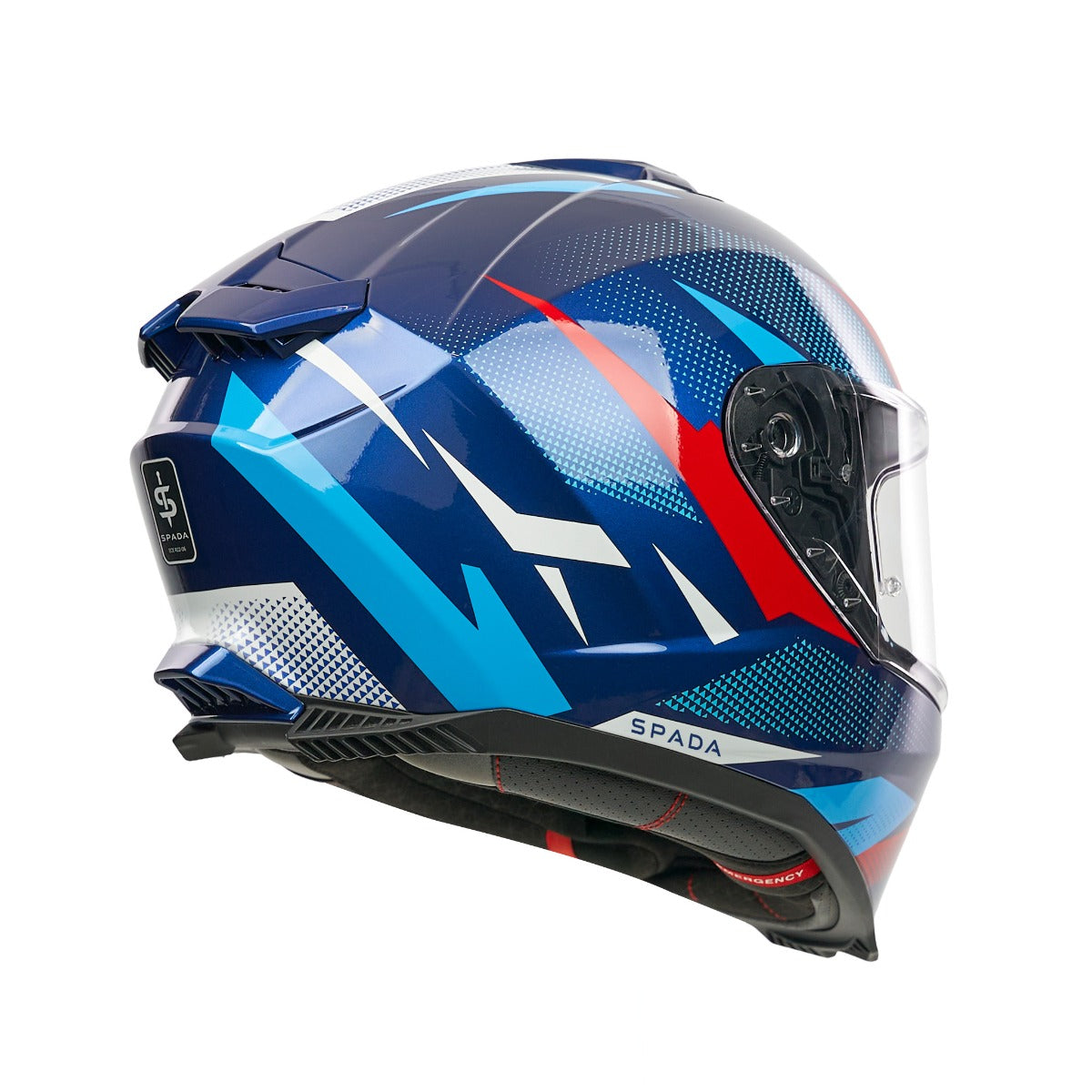 Spada SP18 Vertex Blue/Red/White Helmet