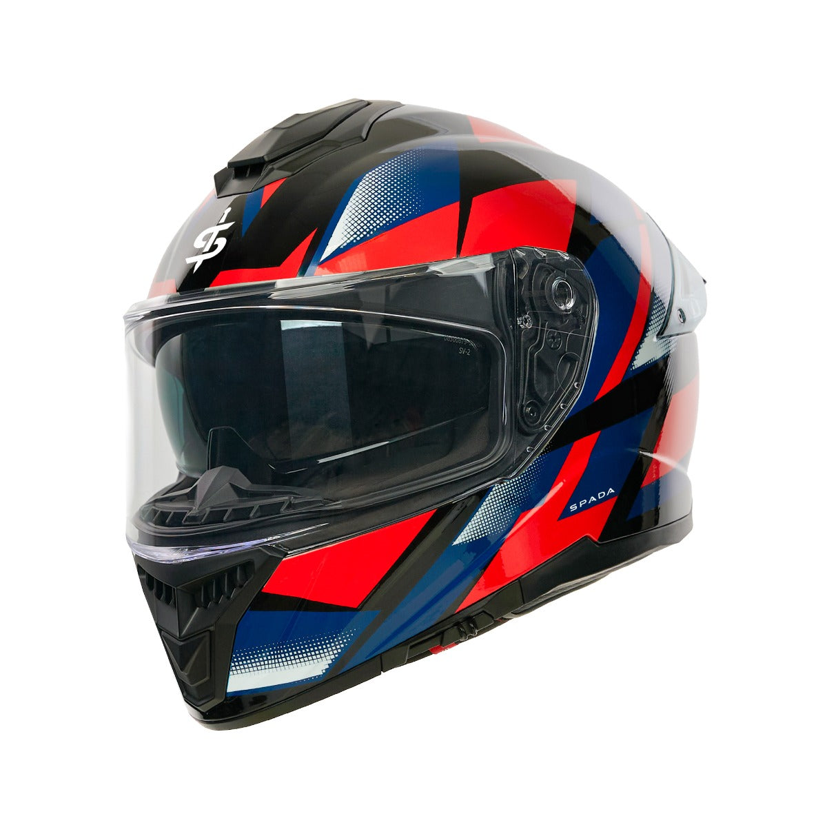 Spada Blade Sabre Black/Blue/Red Helmet