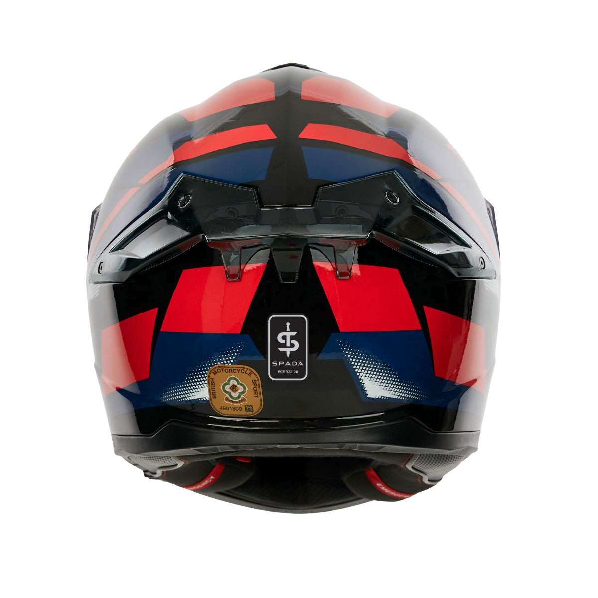 Spada Blade Sabre Black/Blue/Red Helmet