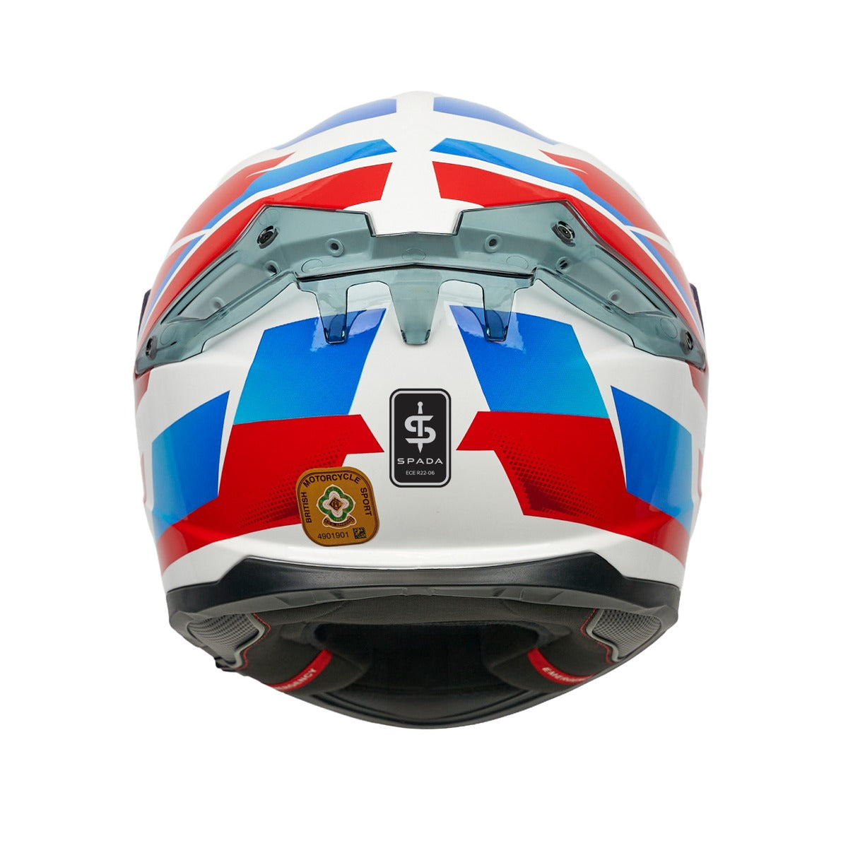 Spada Blade Sabre White/Blue/Red Helmet