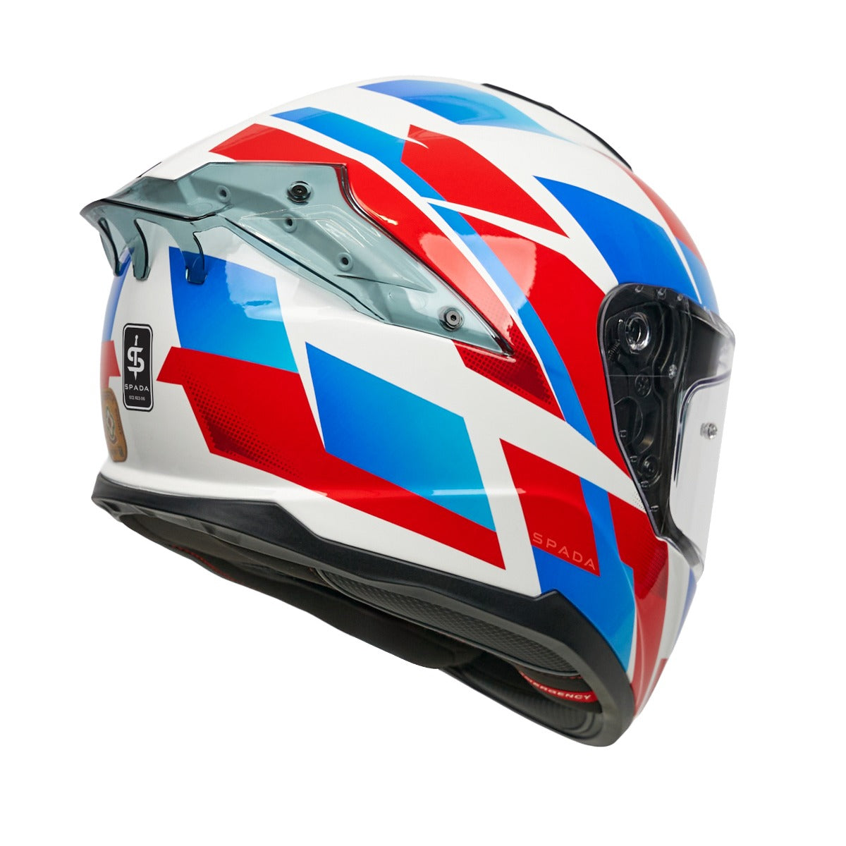 Spada Blade Sabre White/Blue/Red Helmet