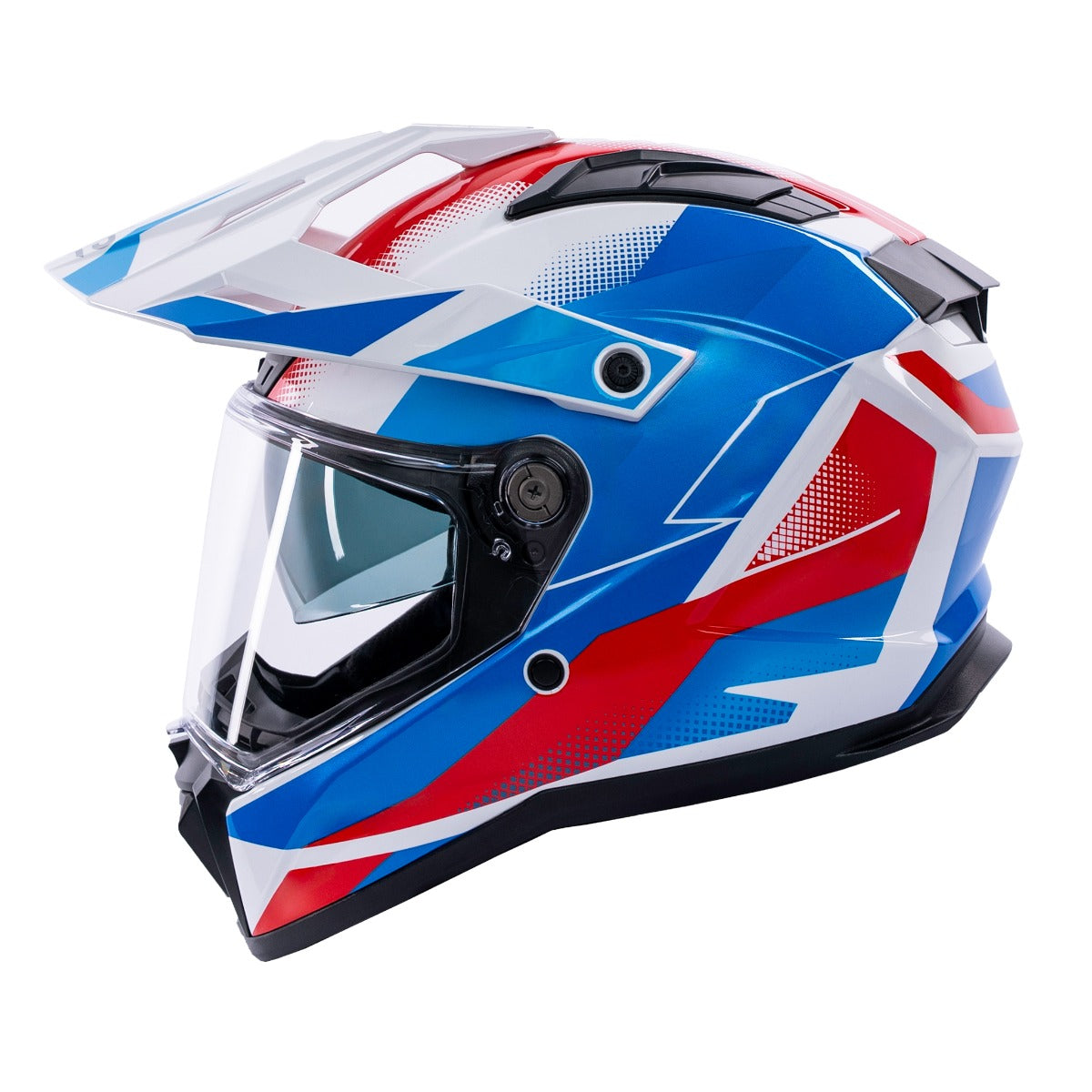 Spada Trailhawk Raptor Red/Blue/White Helmet
