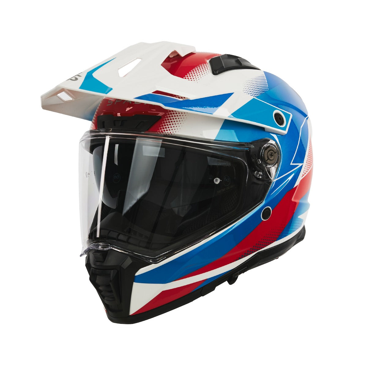 Spada Trailhawk Raptor Red/Blue/White Helmet