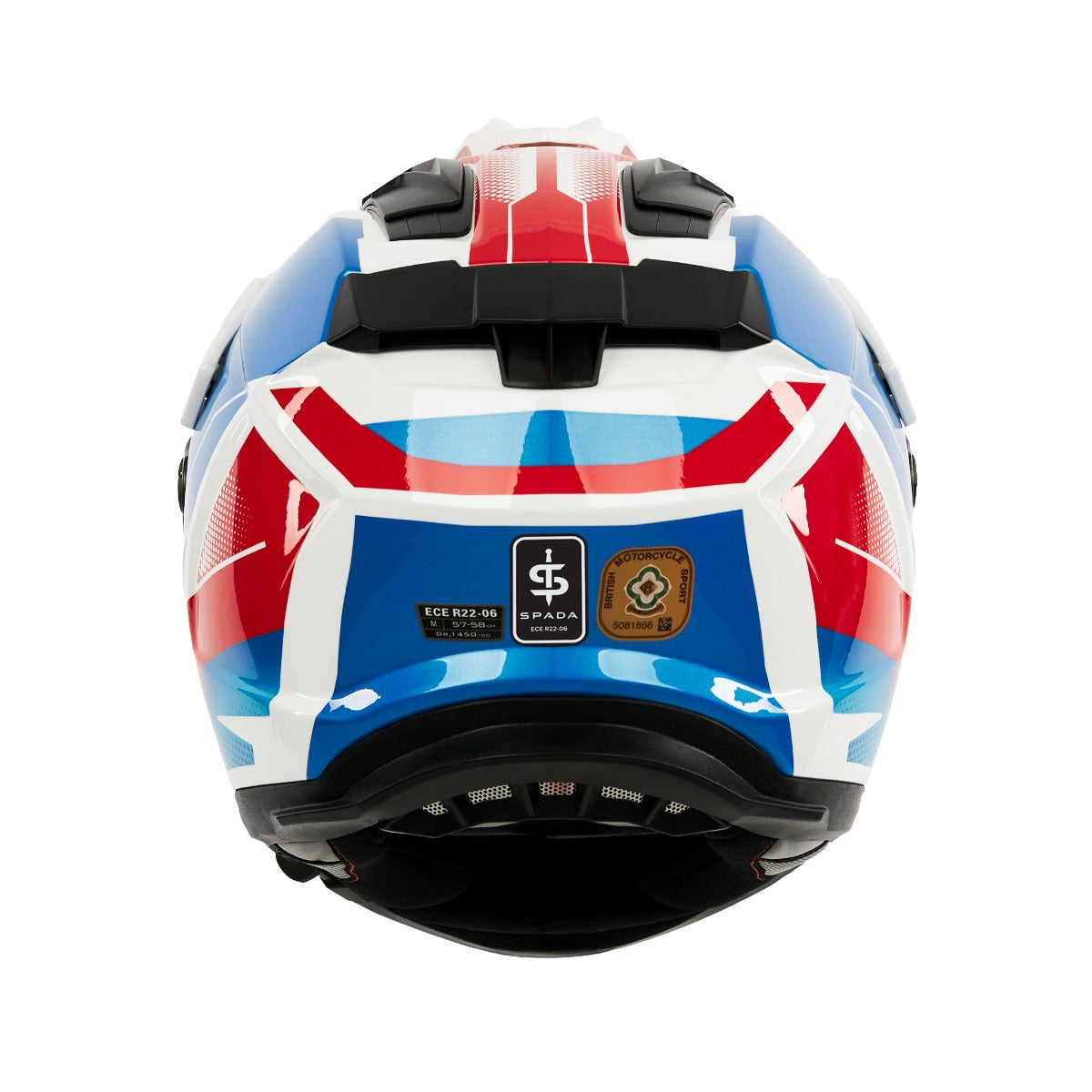 Spada Trailhawk Raptor Red/Blue/White Helmet