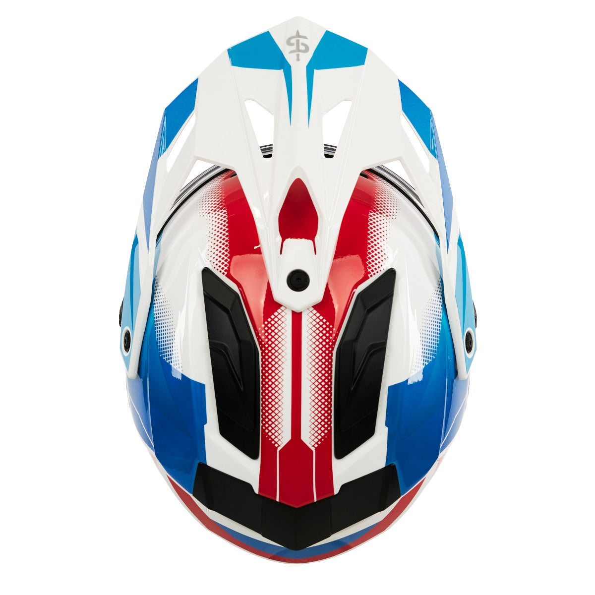 Spada Trailhawk Raptor Red/Blue/White Helmet