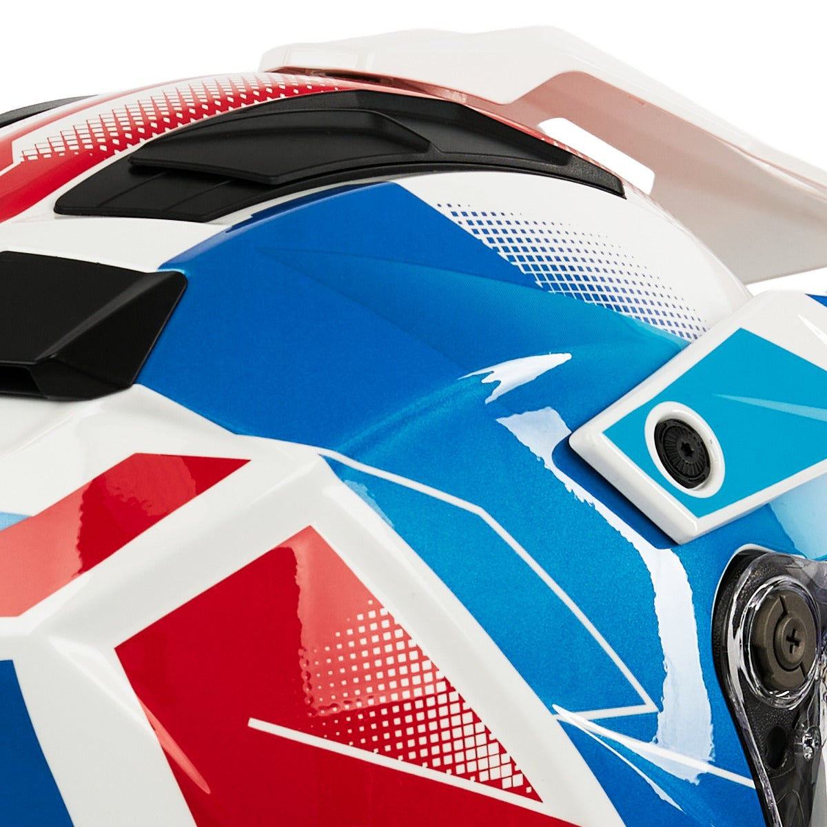 Spada Trailhawk Raptor Red/Blue/White Helmet