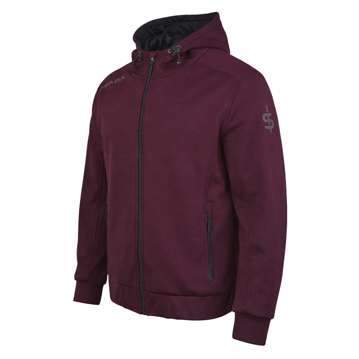 Spada Blade Zip CE Hoodie Port Red