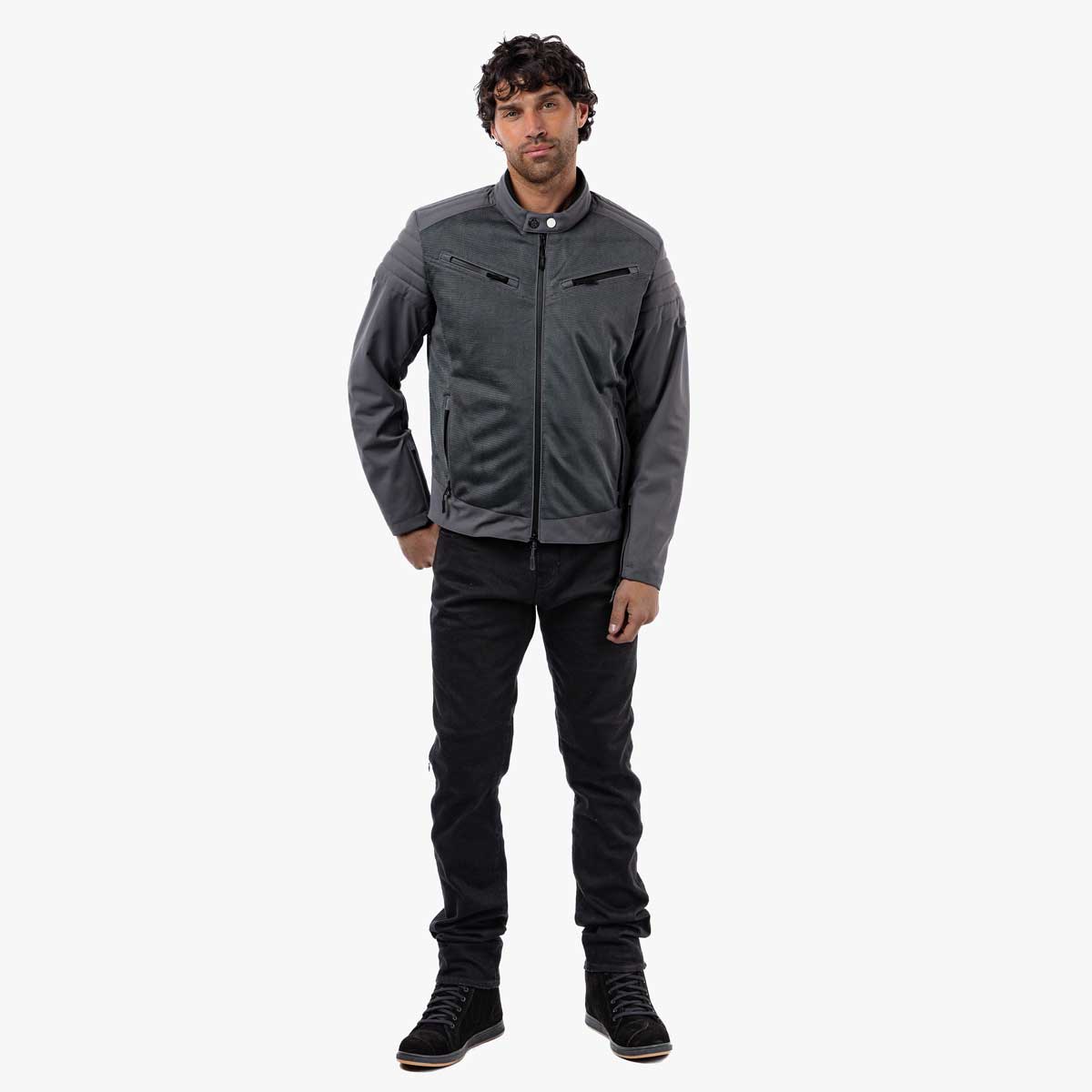 Spada Cafe Air CE Jacket Ultimate Grey