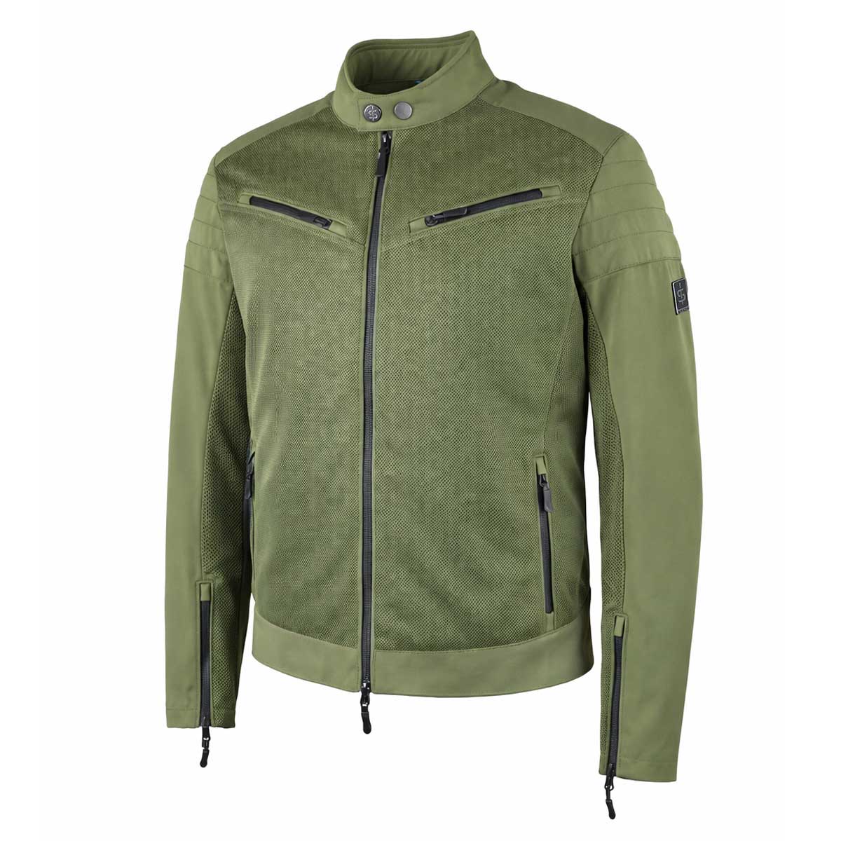 Spada Cafe Air CE Jacket Olive Green