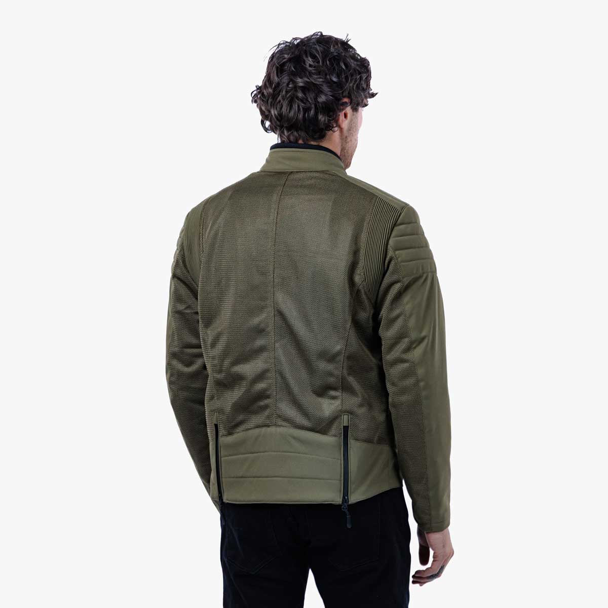 Spada Cafe Air CE Jacket Olive Green